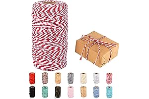 Durable White Bakers Twine: A Versatile Essential for Baking, Crafting and More