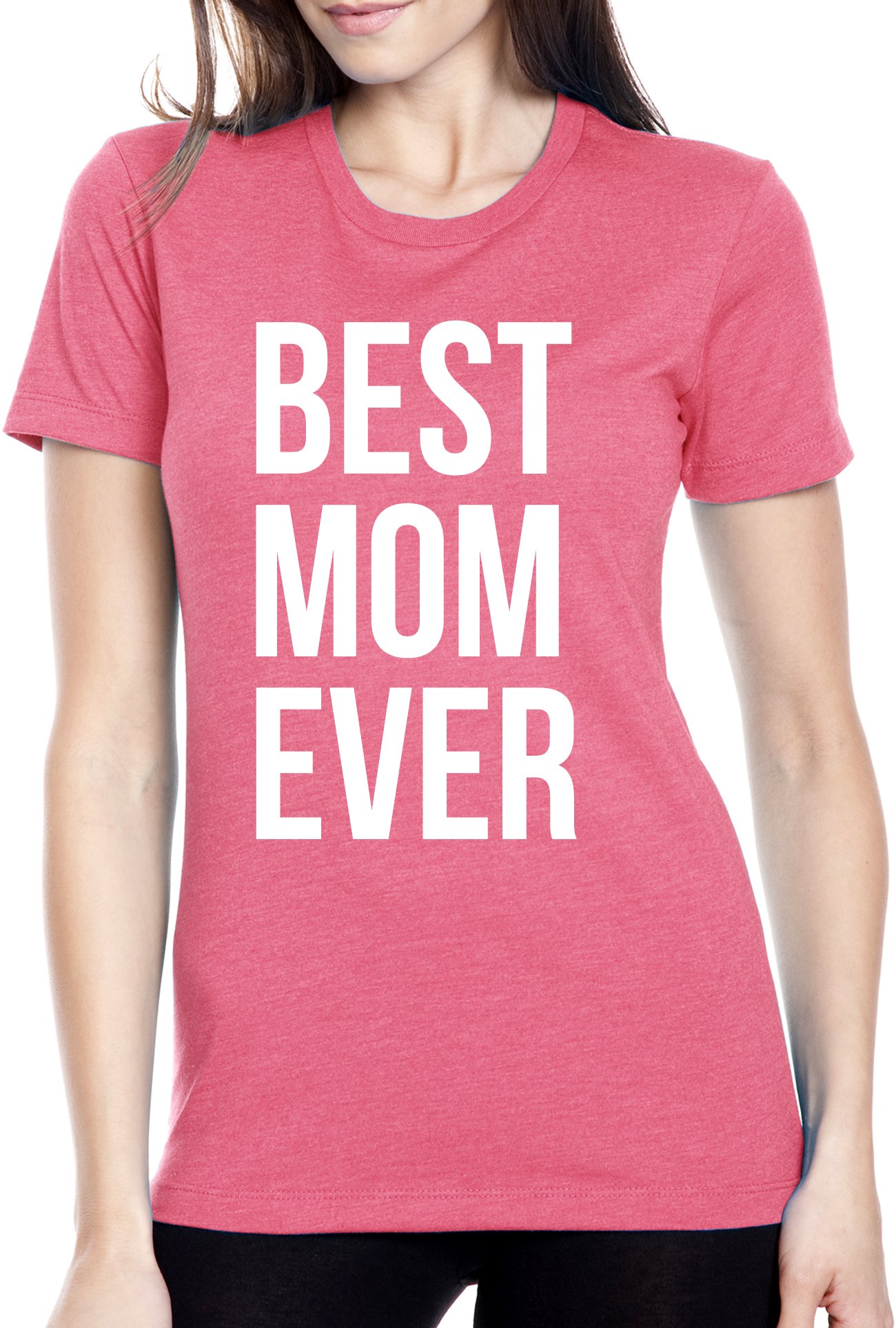Crazy Dog T-ShirtsWomens Best Mom Ever T Shirt Funny Mama Gift Mothers Day Cute Life Saying Tees