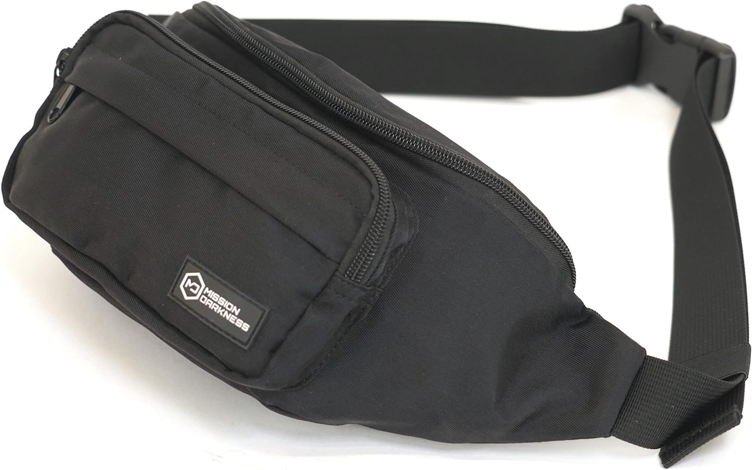 Mission Darkness FreeRoam Faraday Belt Bag // Fanny Pack Travel Sling with RF/EMF Shielding Liner. Signal Blocking Anti-tracking Data Privacy Mobile Device Security. Fits Cell Phones + Accessories