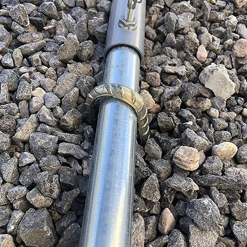 Miniatura 6 de Estacas de barra de refuerzo J Hook de 12 y 16 pulgadas (negro o plateado), anclajes de suelo de calidad profesional resistentes para valla de