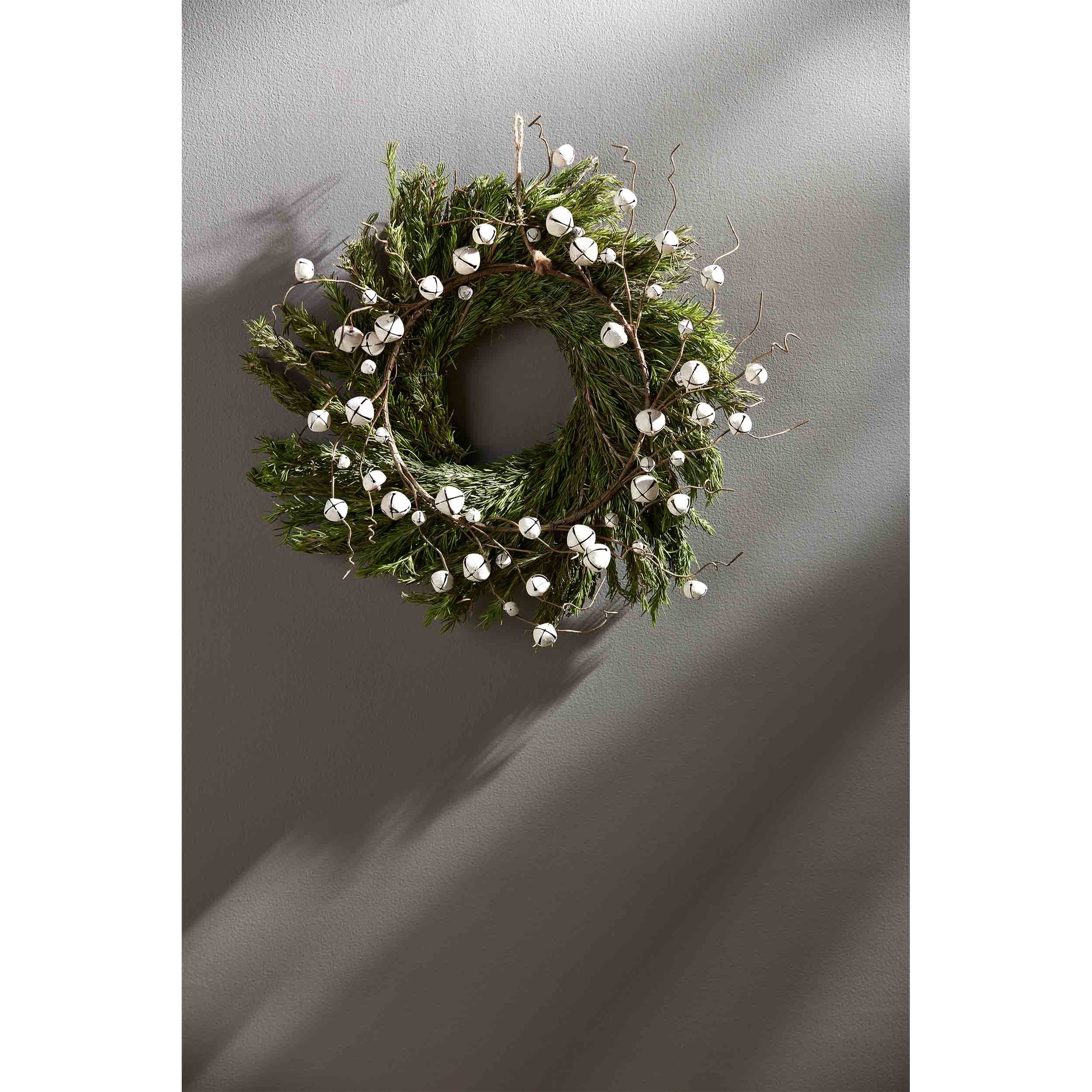 Ghirlanda Bianca Innevata Cornice Per Decorazioni Natalizie Addobbi Allestimento Per Negozio Casa Porte Portoni 78639557