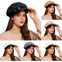 Baseball Hat Hat Warm and Soft Cap in Winter Daily Leisure Painter Style Fashion Ladies Headdress