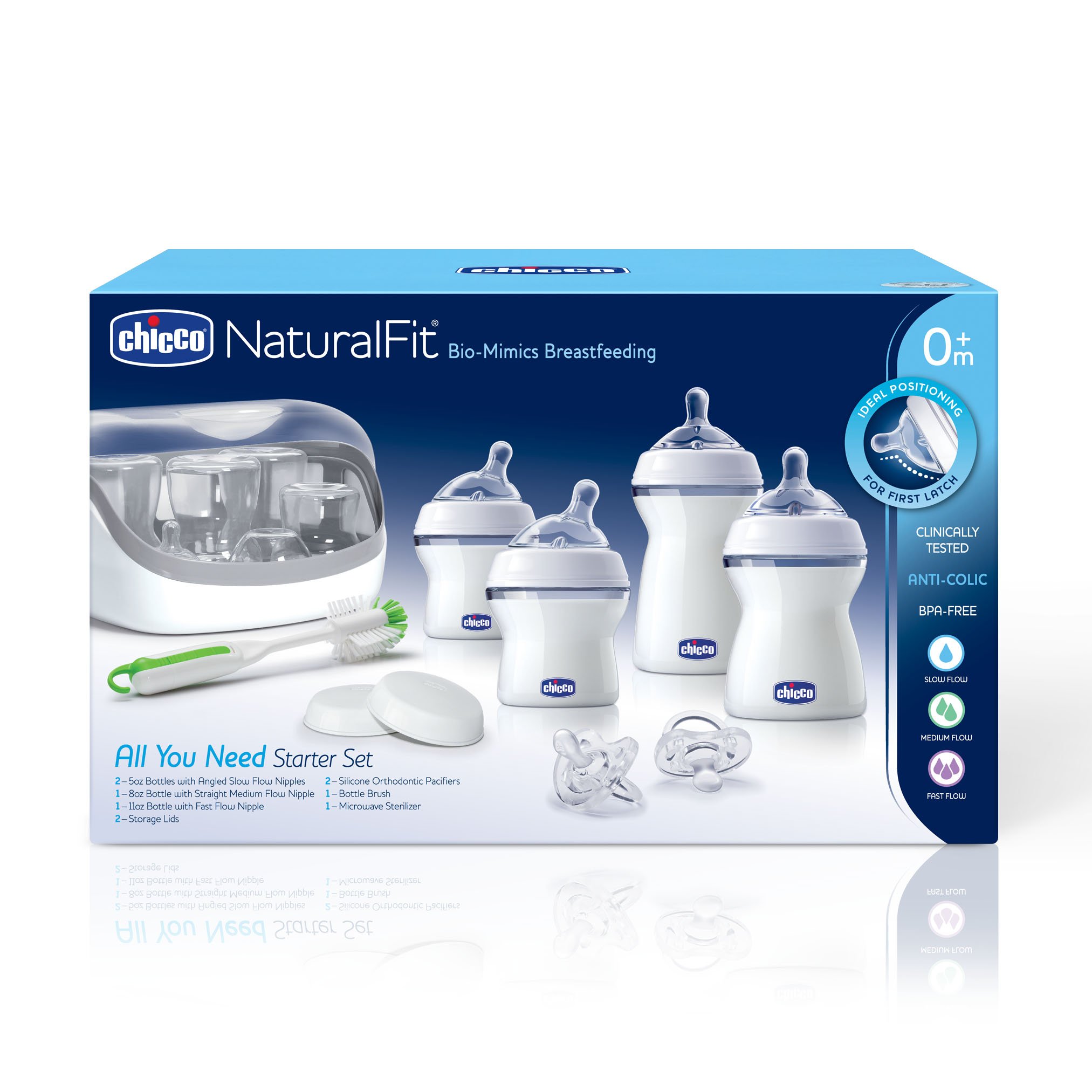 Chicco Naturalfit Baby Bottles All You Need Starter Set Bottle