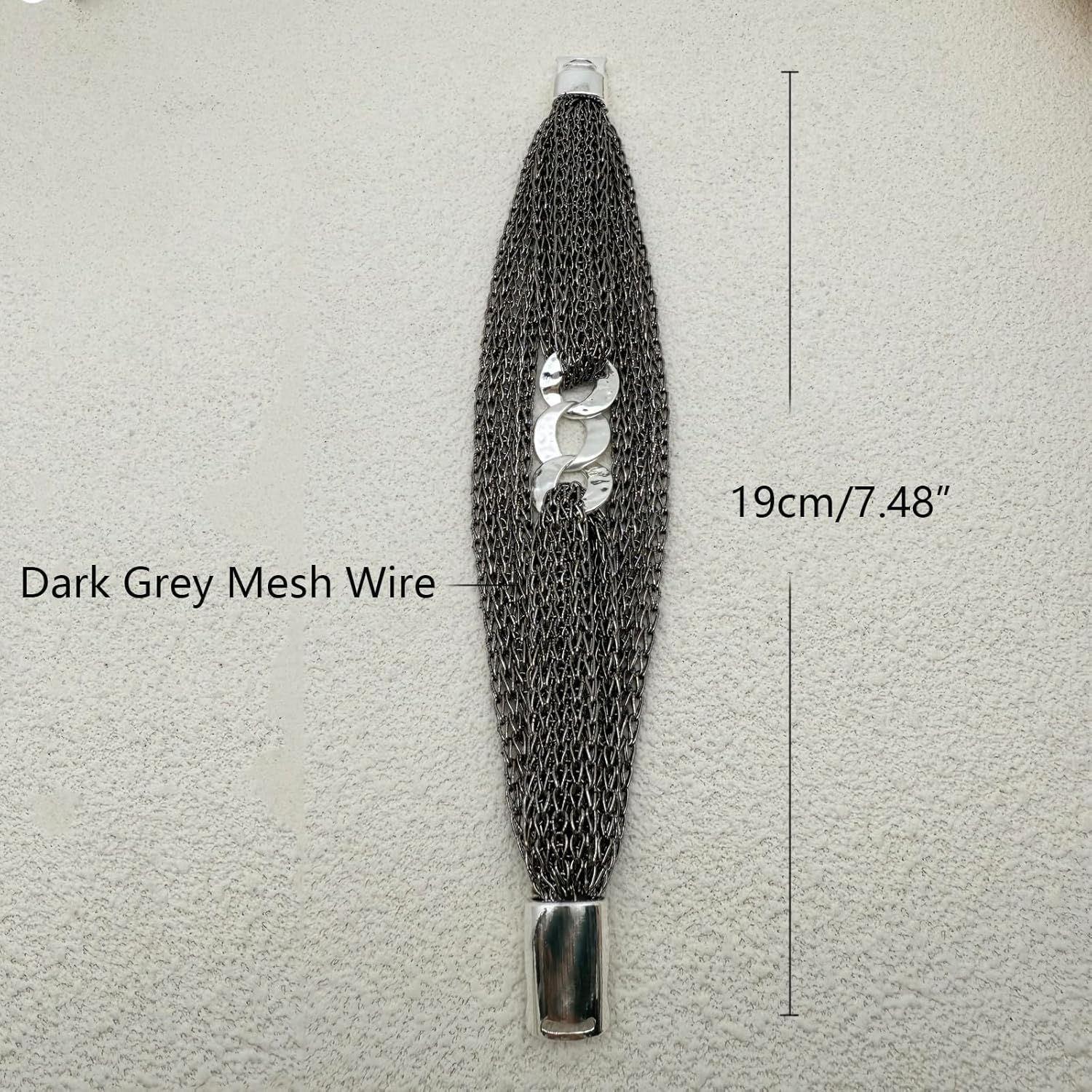 Gold Bracelet for Women Multi Chain Mesh Bracelet Wisted Orb Circle Disc Mesh Wrap bracelet for Women Statement Jewelry - Image 4