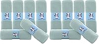 Vista 32 de HIPHOP PANDA Toallitas para bebé, rayón hecho de bambú - 2 capas ultra suaves y absorbentes, toallita facial de baño para recién nacidos - toallitas