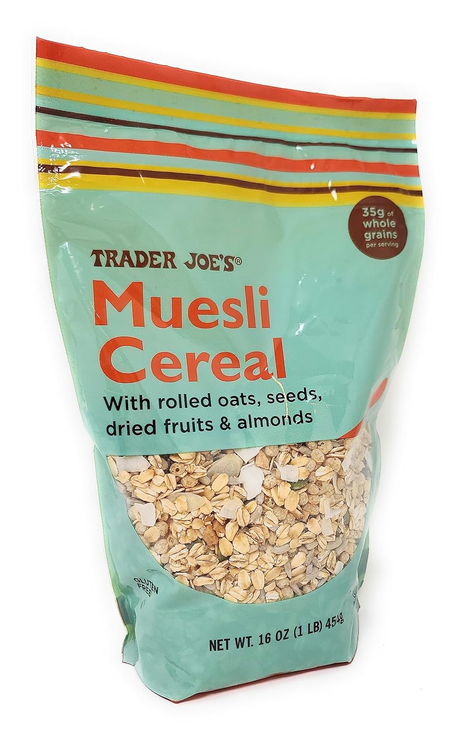 Trader Joe's Muesli Cereal With Rolled Oats, Seeds, Dried