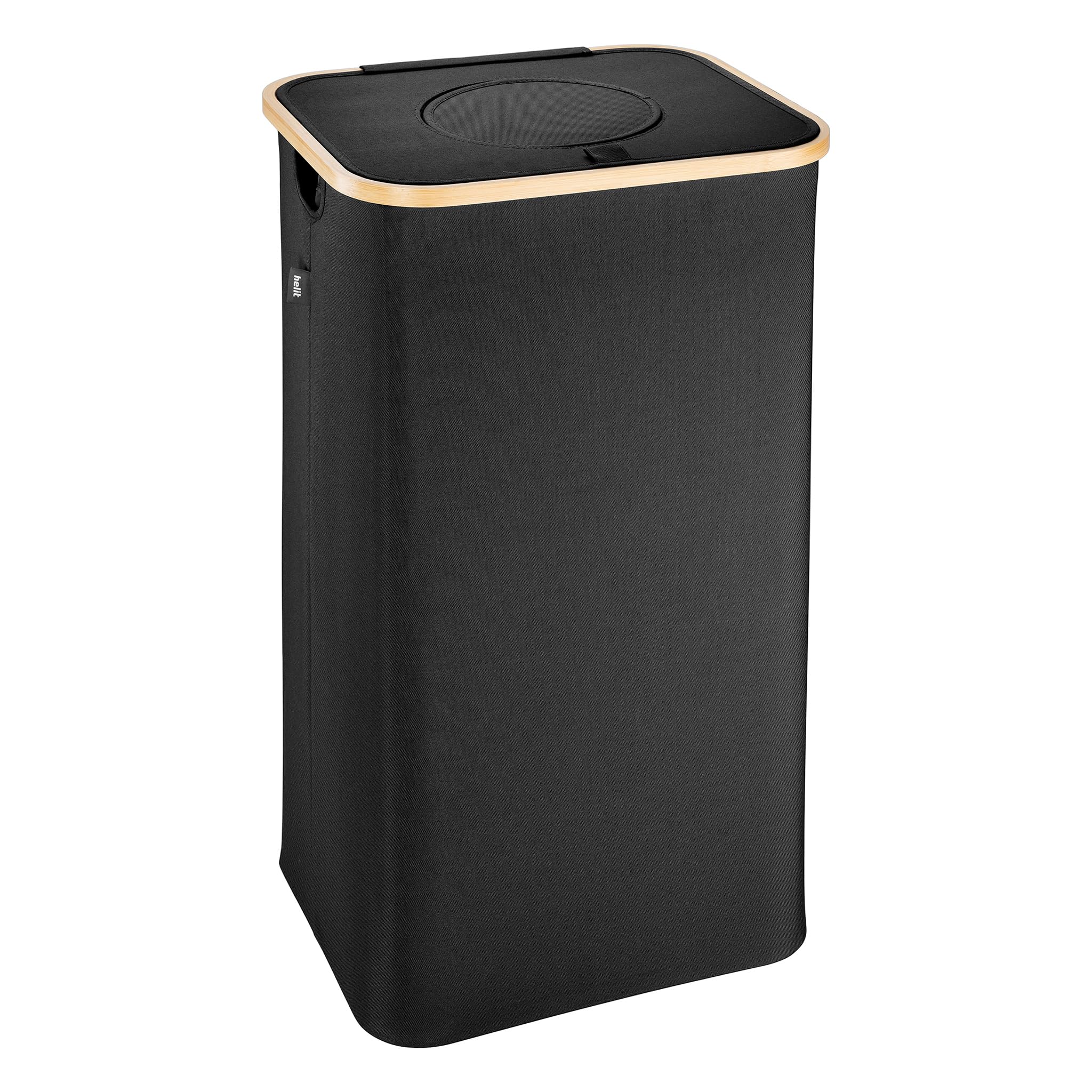 Helit H2406095 – Deposit Bottles Collection Container The Bottle Stash, Deposit Bottle Collector Black FSC100%