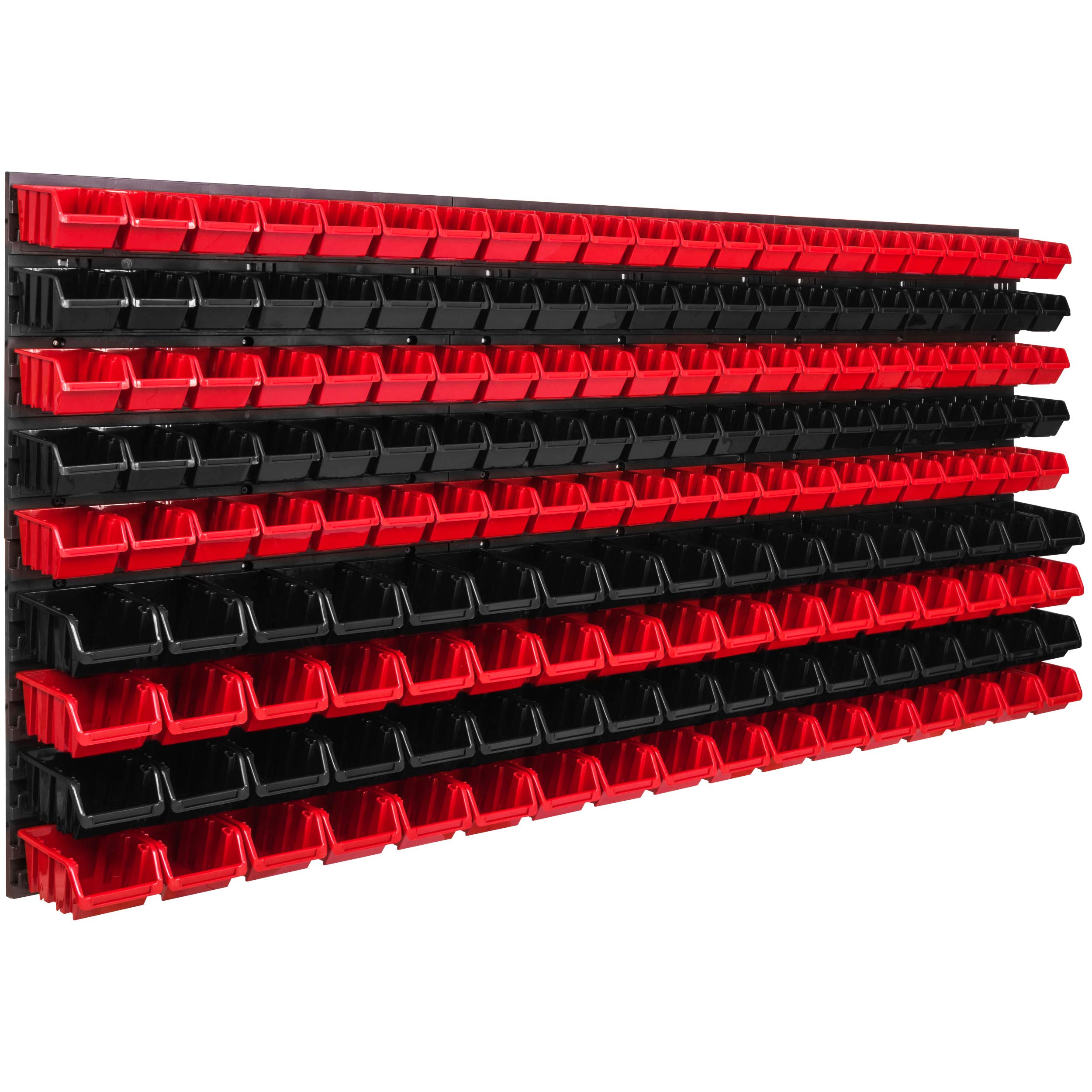 ITBNN600x6-MIX4 system magazynowy, regał ścienny 1734 x 780 mm | 178 szt. | pojemniki do przechowywania | bardzo mocne płyty ścienne | możliwość rozbudowy | regał warsztatowy regał magazynowy (ITBNN600x6-MIX4)