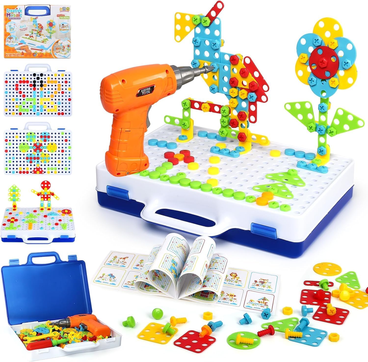 Buy Kids Educational Building Screwdriver Toy Set – 332 Pcs