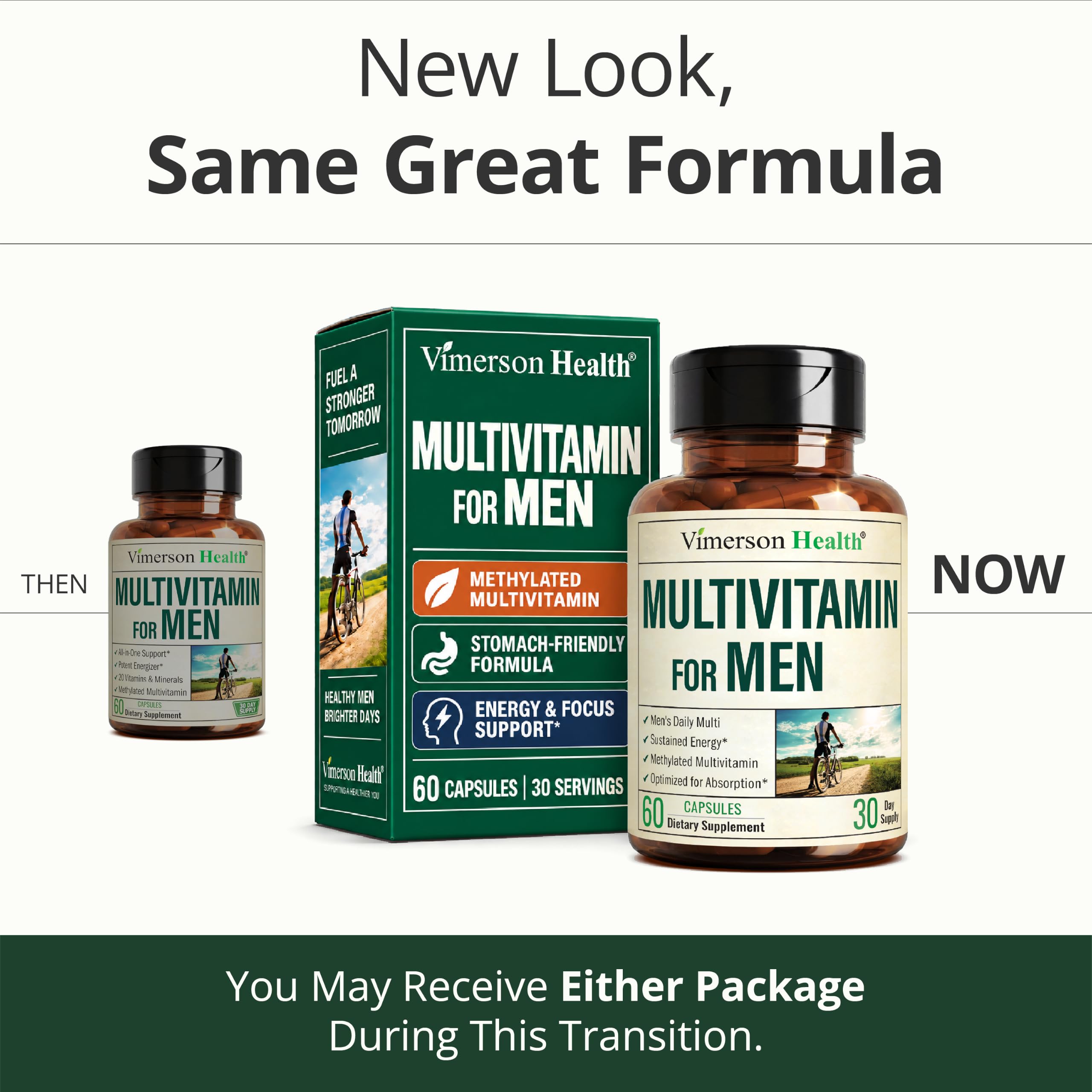 Multivitamin for Men – Methylated Multivitamin – Daily Wellness – 60 Caps — Amazon image 2
