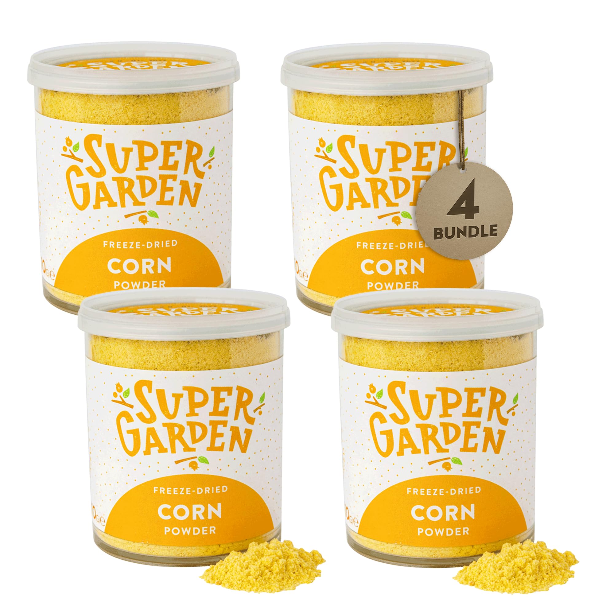 Super Garden Freeze Dried Corn Powder | 100% Natural Freeze Dried Vegetables | Sweet Corn Powder for Cooking and Baking | Natural Coloring, Flavoring, and Decoration | Freeze Dried Space and Astronaut Food | 15.52 oz