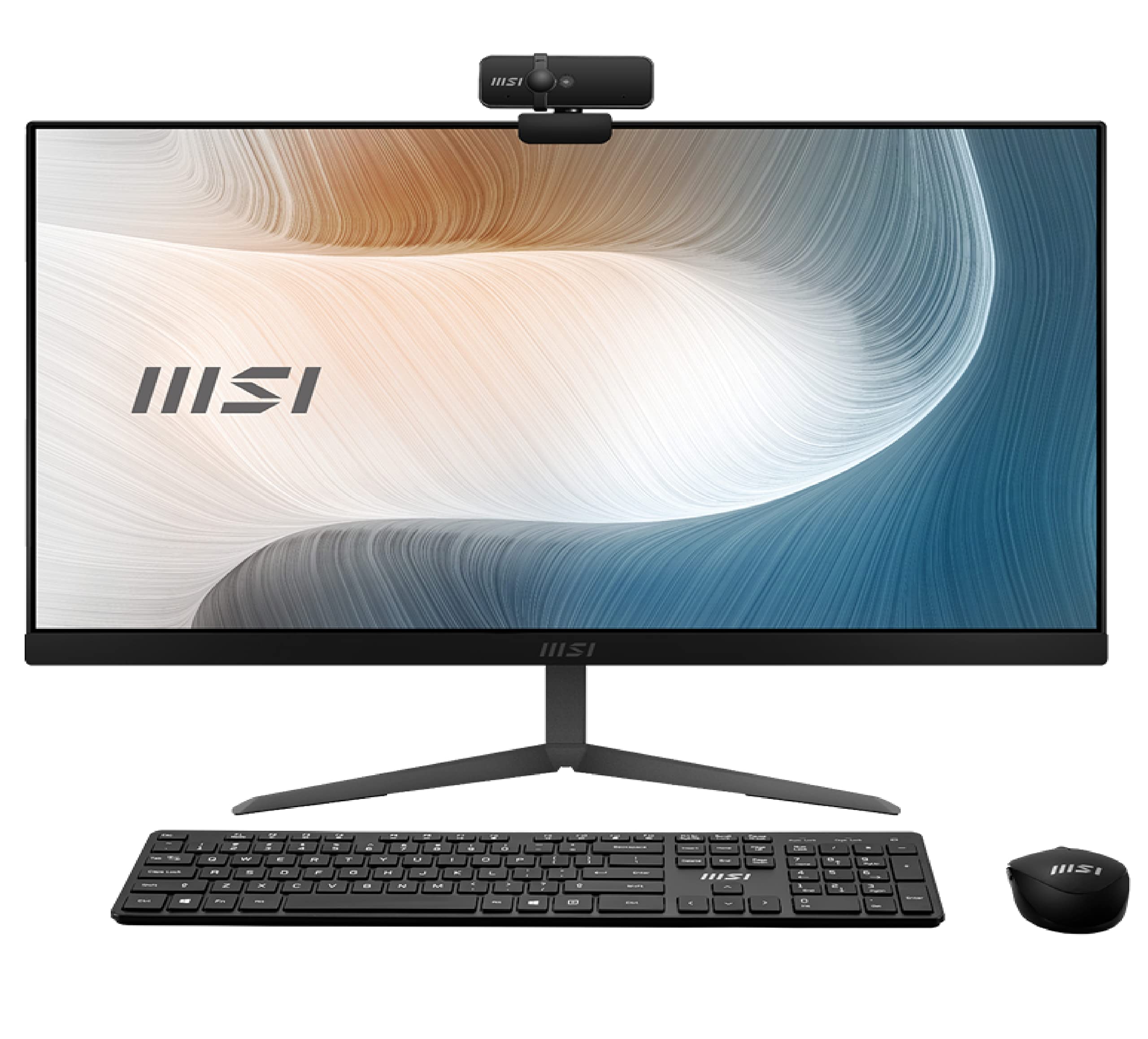 MSI ALL IN ONE PC, MODERN AM241 11M, BLACK, 23.8" FHD, INTEL PENTIUM GOLD 7505 (QUAD CORE), 4GB RAM, 128GB SSD, WINDOWS 11 PROFESSIONAL