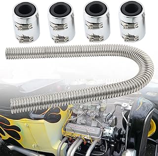 48"Stainless Steel Flexible Radiator Hose Coolant Radiator Hose