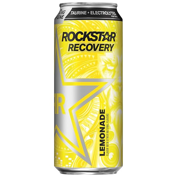 Rockstar Energy Drink, Core 4 Flavor Variety Pack, 16oz Cans (12 Pack) (Packaging May Vary)