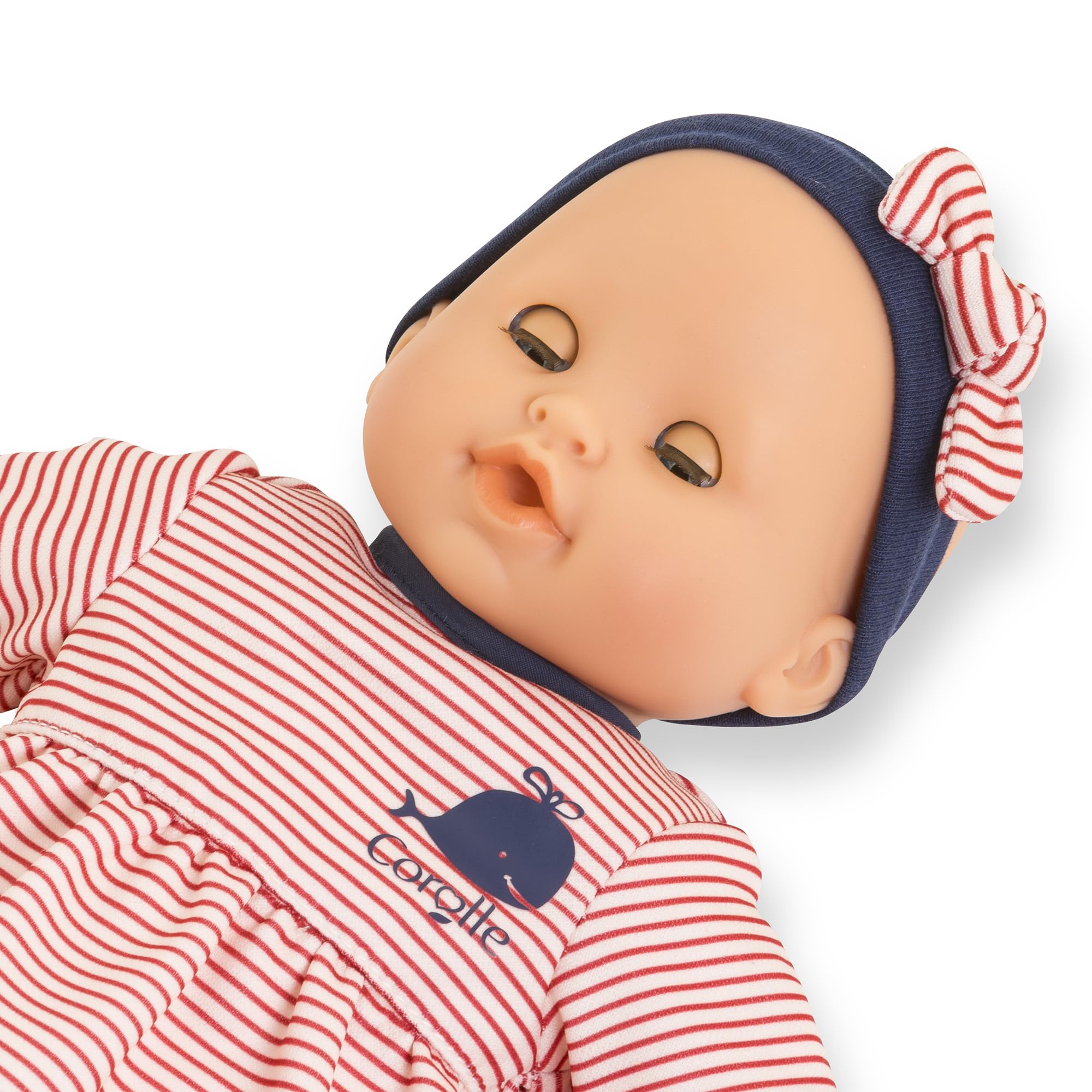 Corolle - Mon Premier Poupon, Bébé Bain Calypso, avec Jouet de Bain Baleine, 30cm, dès 18 Mois, 9000100860