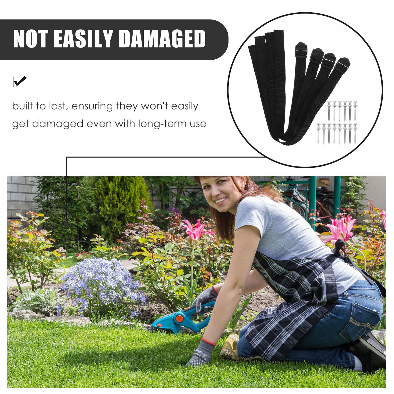 ibasenice Scarpe Aereggiatore Prato con Chiodi Cinghie Regolabili per Giardino Accessorio Aeratore Manuale per Prato e Terreno Compatto e Assorbimento dei Nutrienti