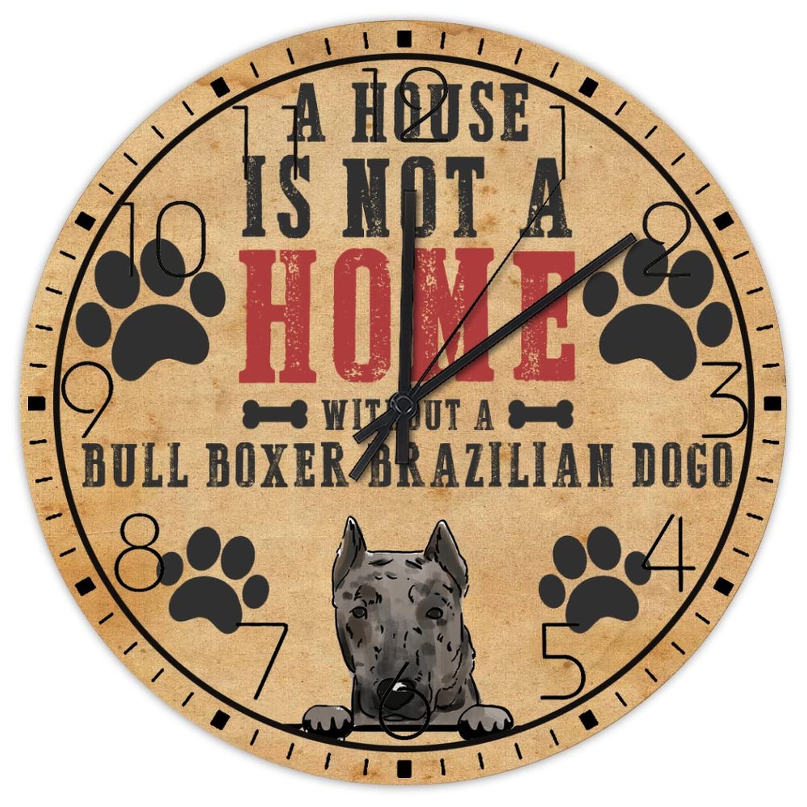 Horloge murale à piles sans bruit décoration bois moderne 30,5 cm