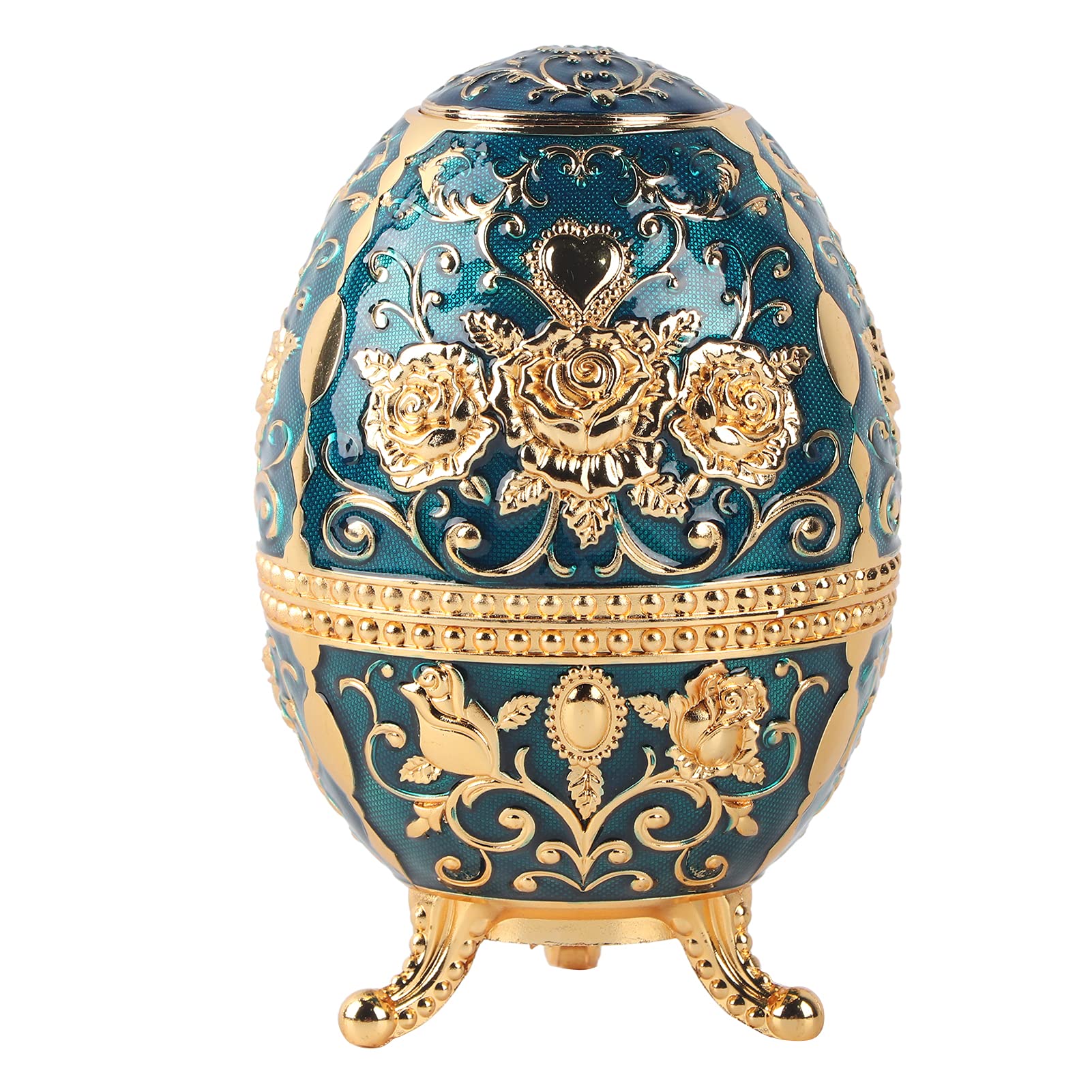 Automatic Toothpick Holder, Metal Tin Alloy Toothpick Holder Toothpick Holder Storage Box Flower Pattern Hand Press Toothpick Dispenser(Green)