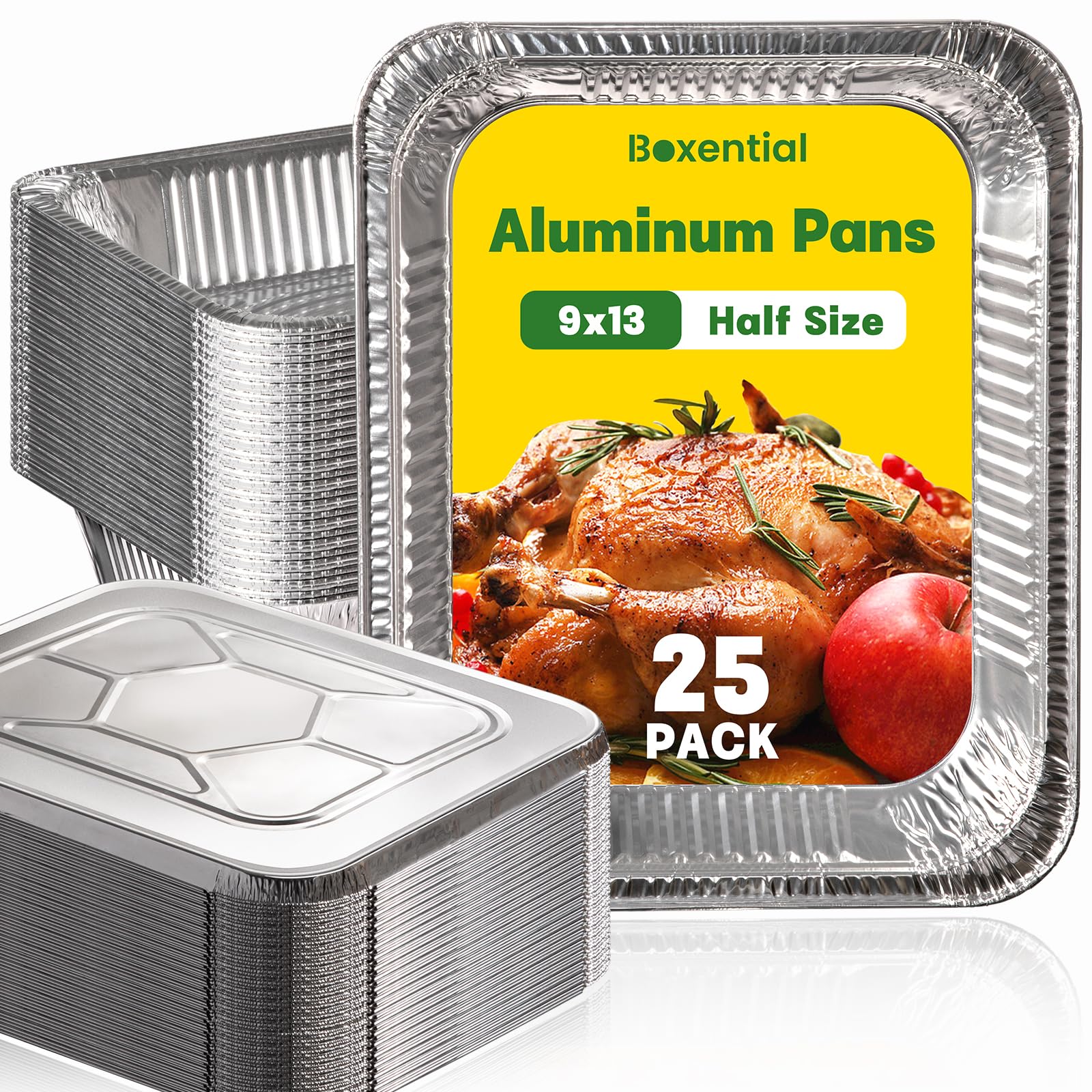 9x13 Aluminum Pans - 40 Pack | Disposable Baking Pans -9 9x13 Aluminum Pans - 40 Pack | Disposable Baking Pans -9