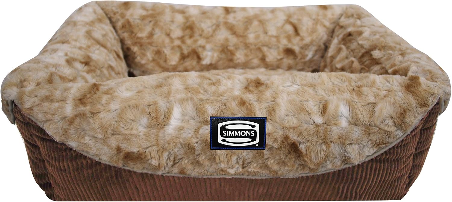 R2P Group Simmons Regal Dream Plush Cuddler Pet Bed