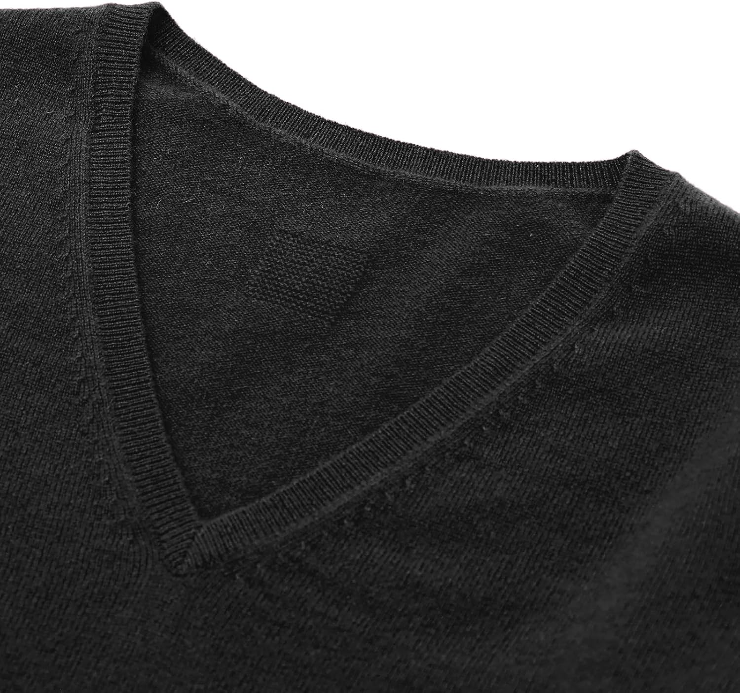 KVSS Women's 100% Pure Cashmere V Neck Sweater Long Sleeve Pullover Sweater for Women - Image 5