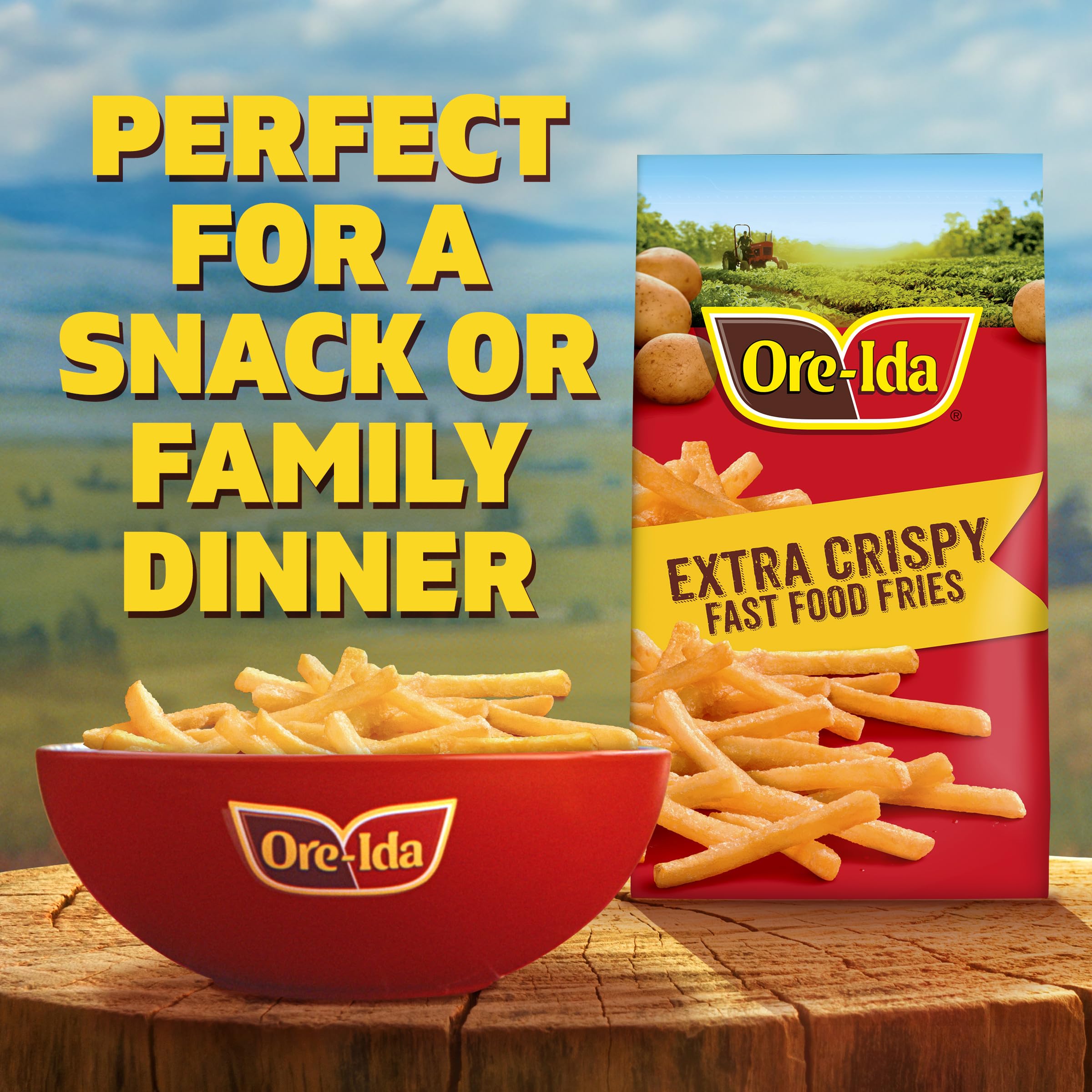 Ore-Ida Extra Crispy Fast Food French Fries French Fried Potatoes 26 oz Bag — view 5