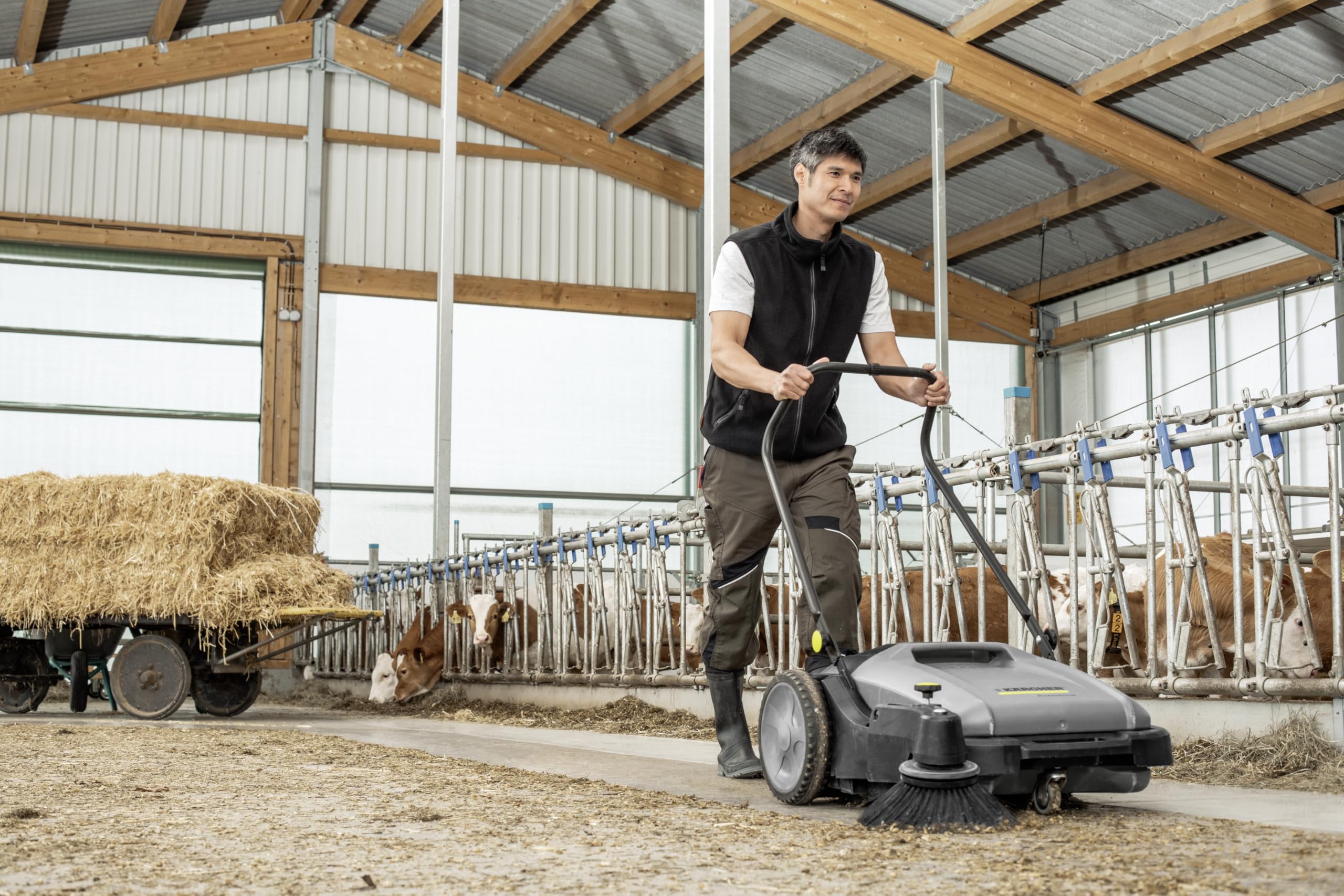 Kärcher KM70/20C Kehrmaschinen, Schwarz / Grau