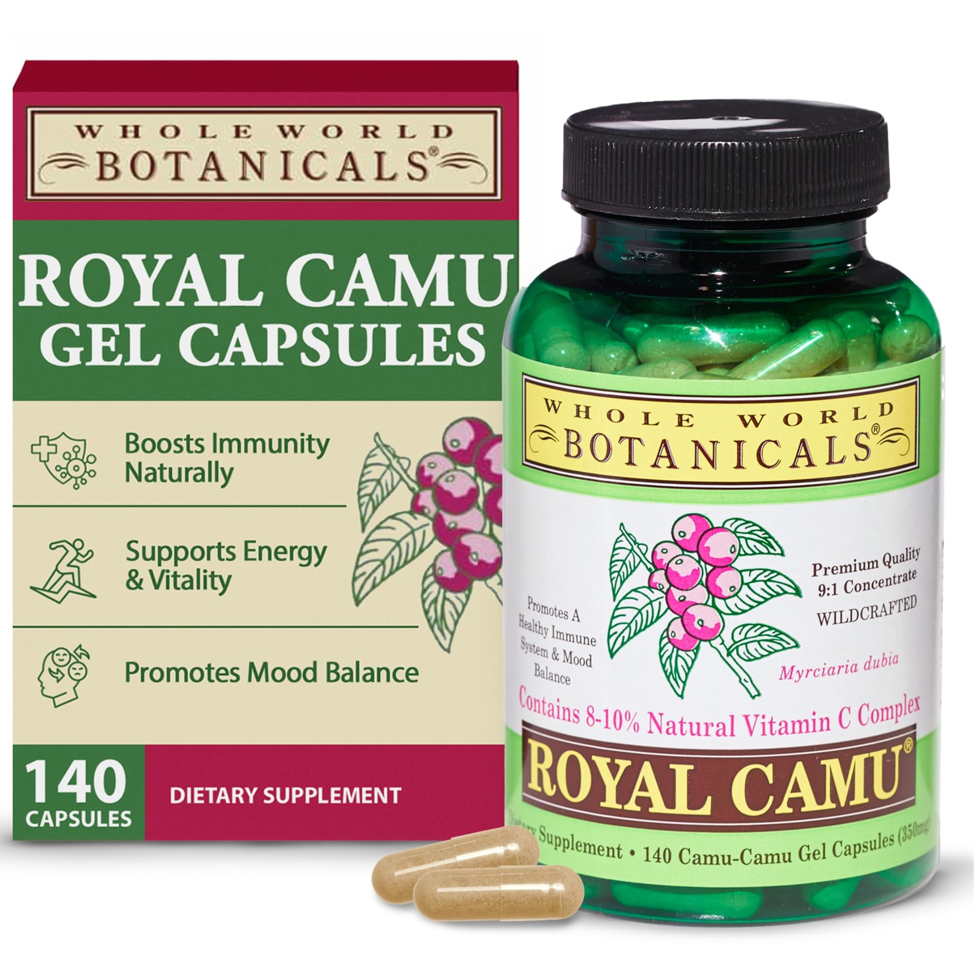 Whole World BOTANICALS Royal Camu, 140 CT