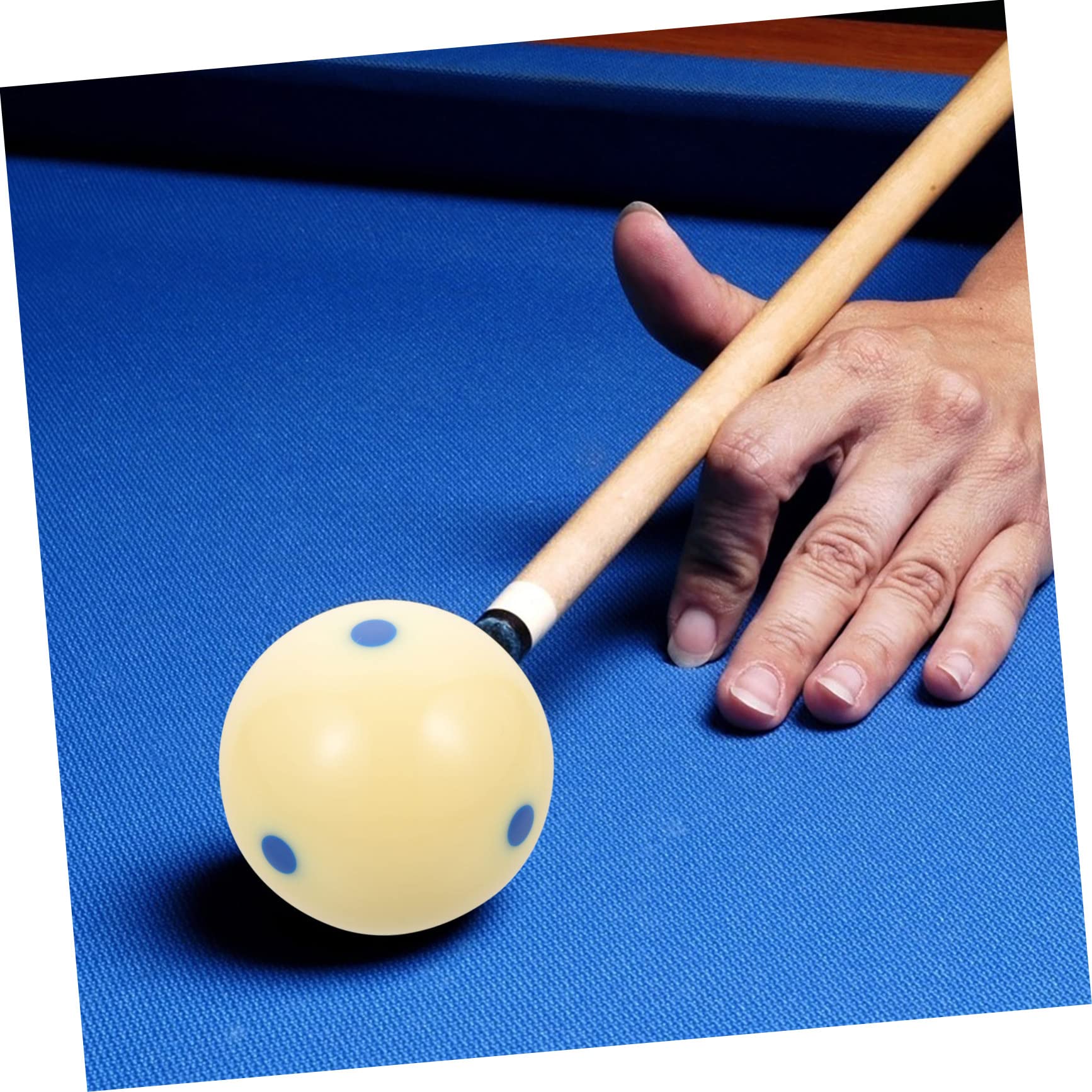 Toddmomy Pool Billiard Balls Set Cue Balls for Pool Pattern Training Billiard Training Equipment for Bars Game Rooms