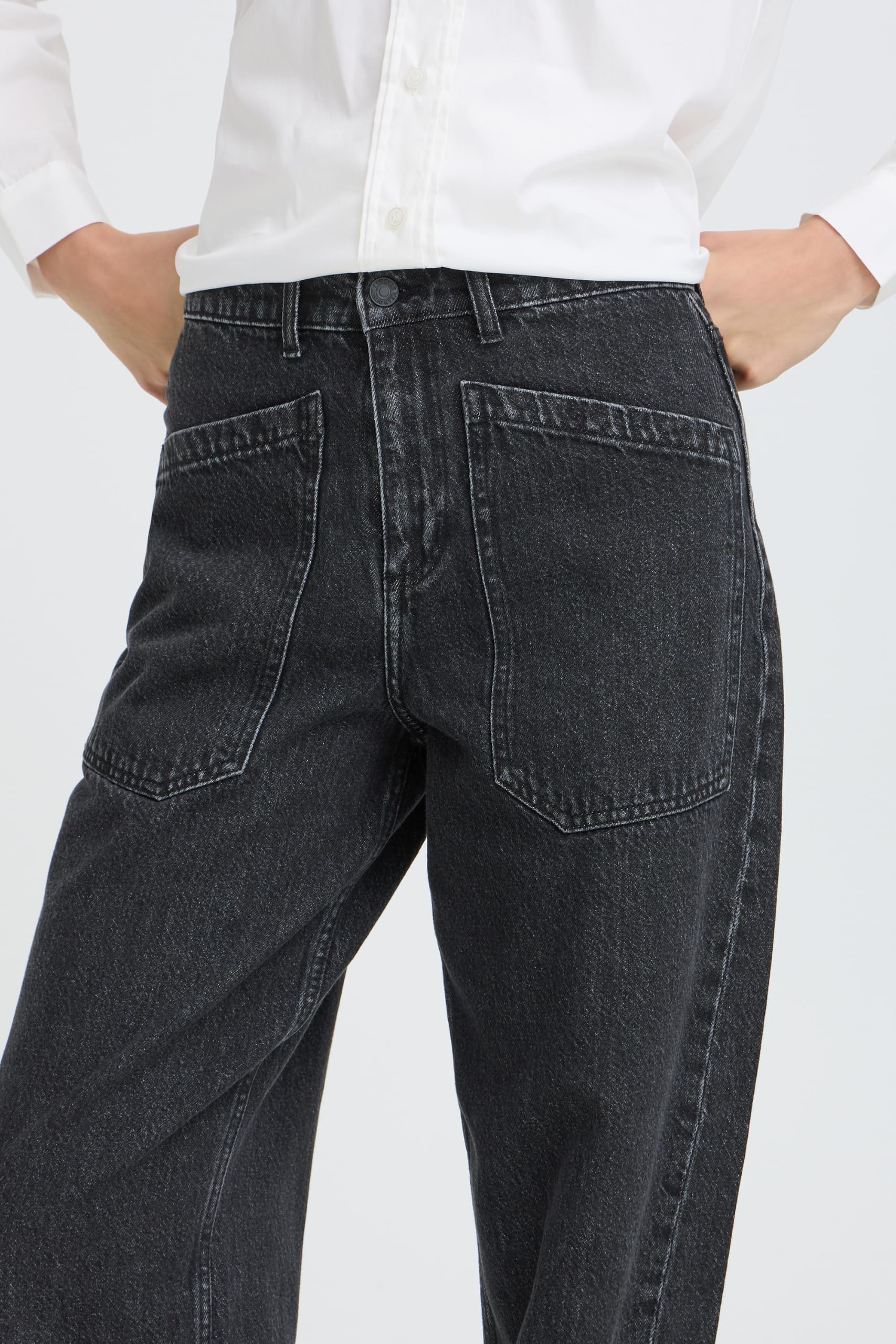 b.young Damen Jeans BYKIZION Hohe Taille