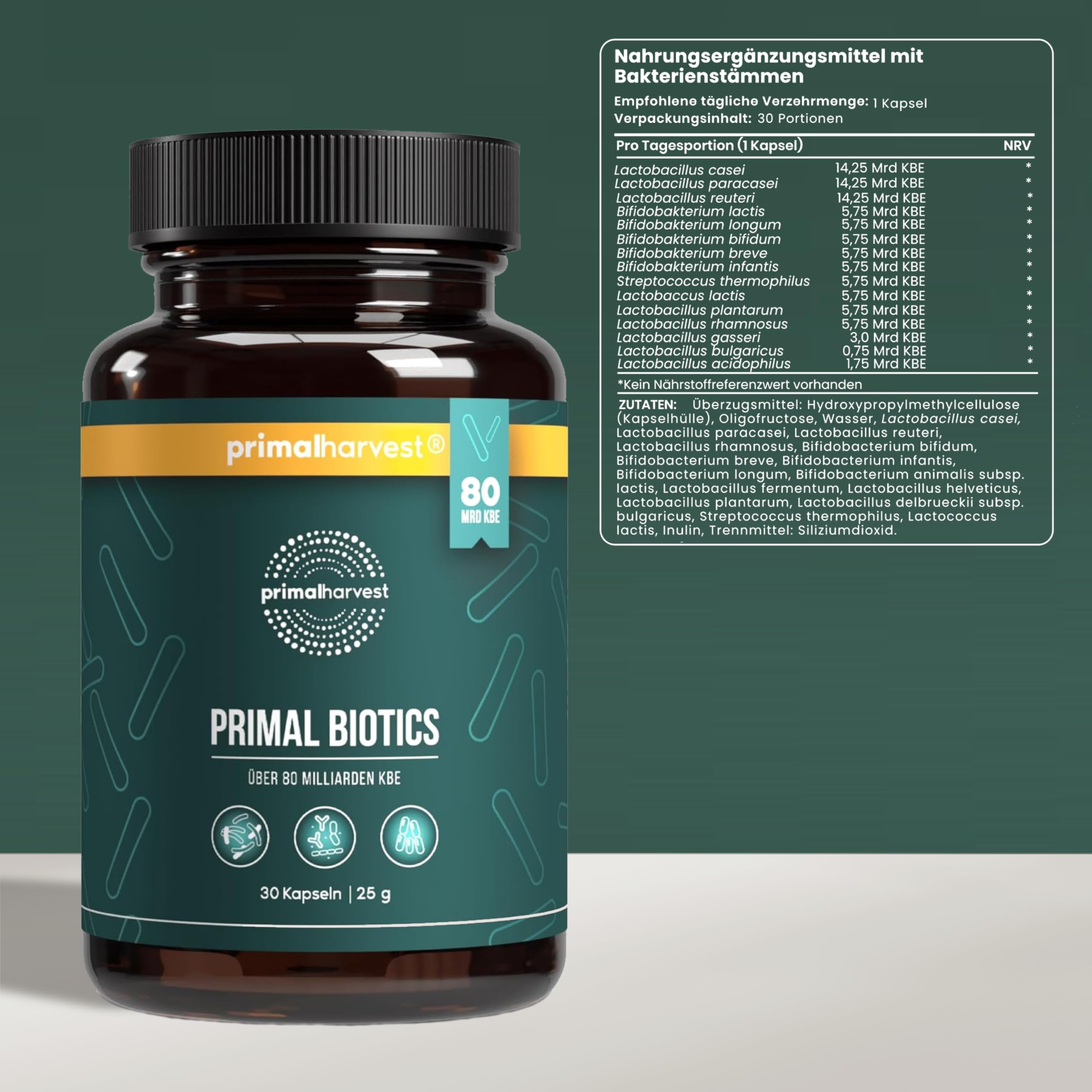 Primal Biotics - Tägliches Supplement, gluten- & sojafrei, vegetarisch
