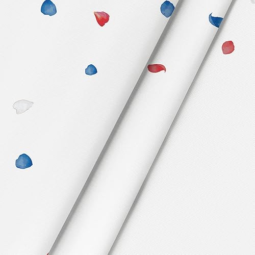 Miniatura 5 de Horaldaily Mantel del 4 de julio de 60 x 120 pulgadas, mantel patriótico de amapola Día de la Independencia, Día de los Caídos para decoración de