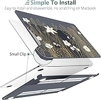 Vista 161 de TWOLSKOO for M4 MacBook Air 13.6 inch Case 2025-2022 Release M4 A3240 M3 A3113 M2 A2681, Plastic Hard Shell & Screen Protector & Keyboard Cover &