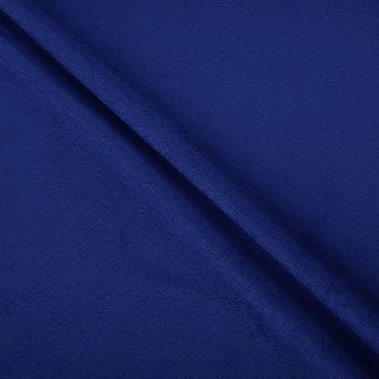Mook Fabrics Solid Blaze Fleece [60in. Wide], Royal Cut by The Yard | Anti-Pill, 100% Polyester Material for Quilting, Home Decor Accents | Clothing | Arts, Crafts & Sewing