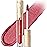FOCALLURE Metallic Liquid Lipstick,Non Stick Cup Lip Gloss,High Impact Lip Color with Transfer-proof Wear,Long Lasting & Waterproof Lipstick Makeup for Women,RD02 Painkiller