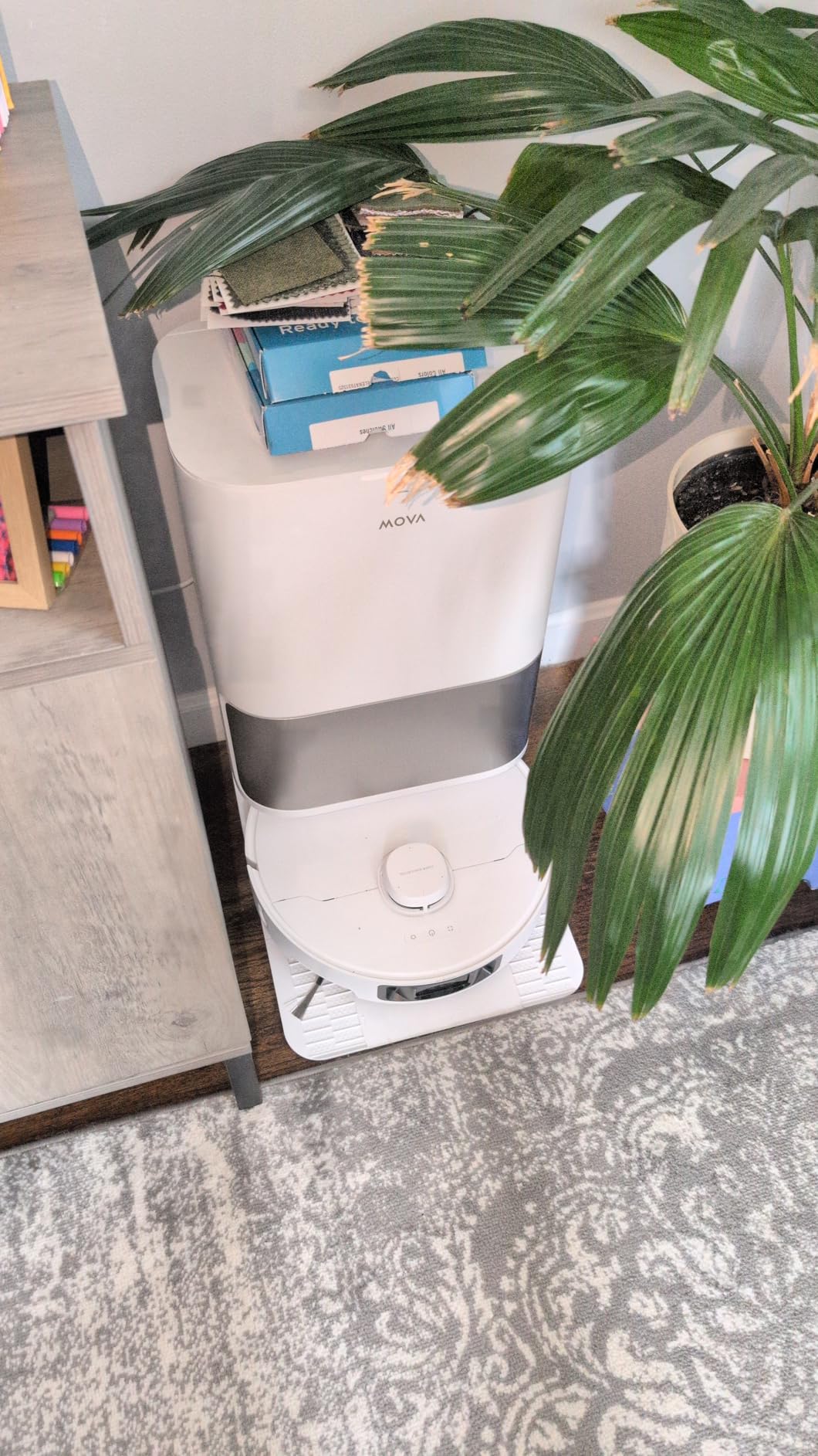 Mova P50 Pro Ultra Robot Vacuum with Removable & Liftable Mop, 19,000Pa Suction with Anti-Tangle Brush, Side Brush Extensive Cleaning, 167℉ Mop & Washboard Self Drying & Cleaning, Auto Empty & Refill photo review