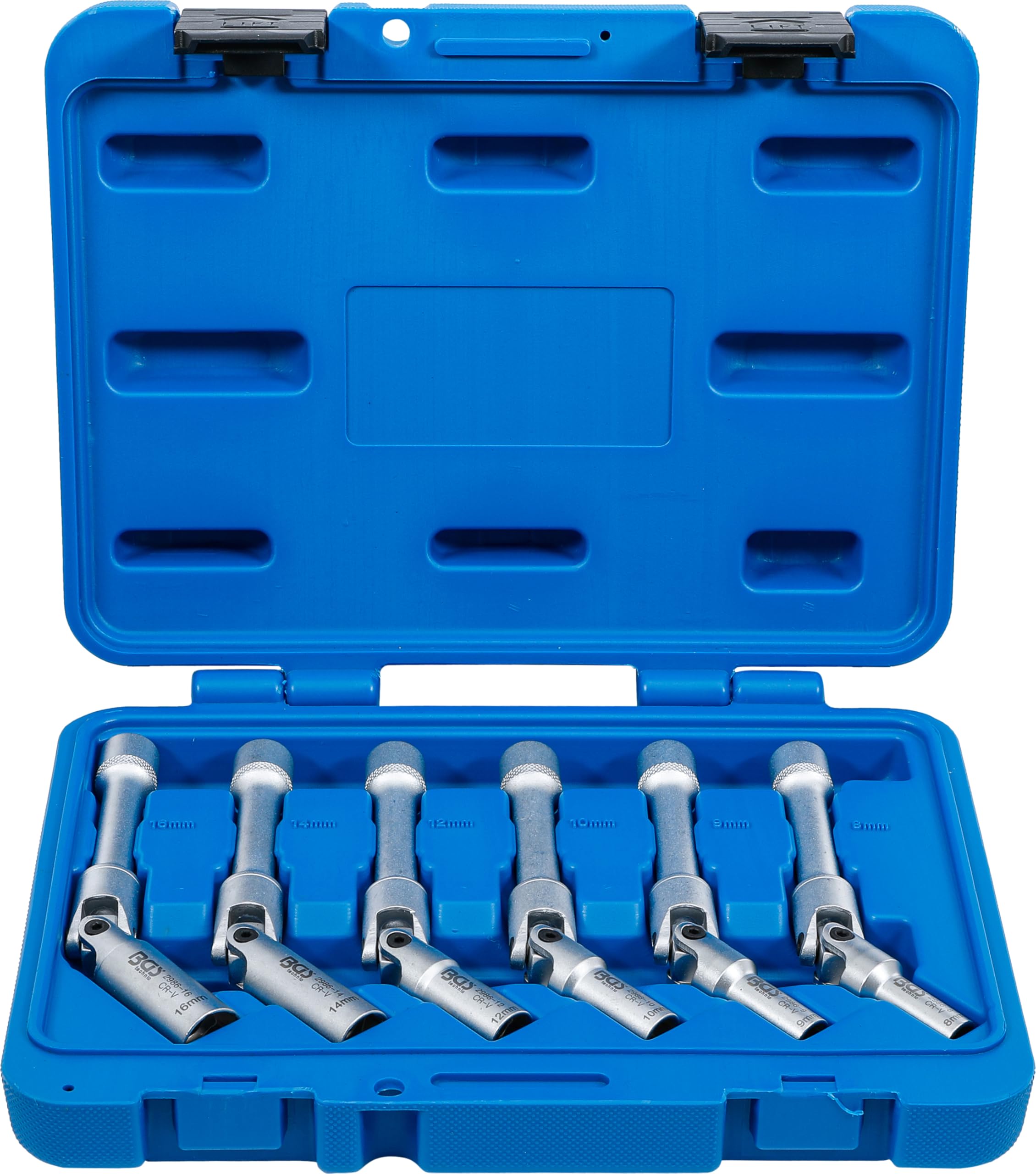 BGS 2986 | Juego de llaves articuladas para calentadores universales, hexagonal | entrada 10 mm (3/8") | 8 - 16 mm | 6 piezas
