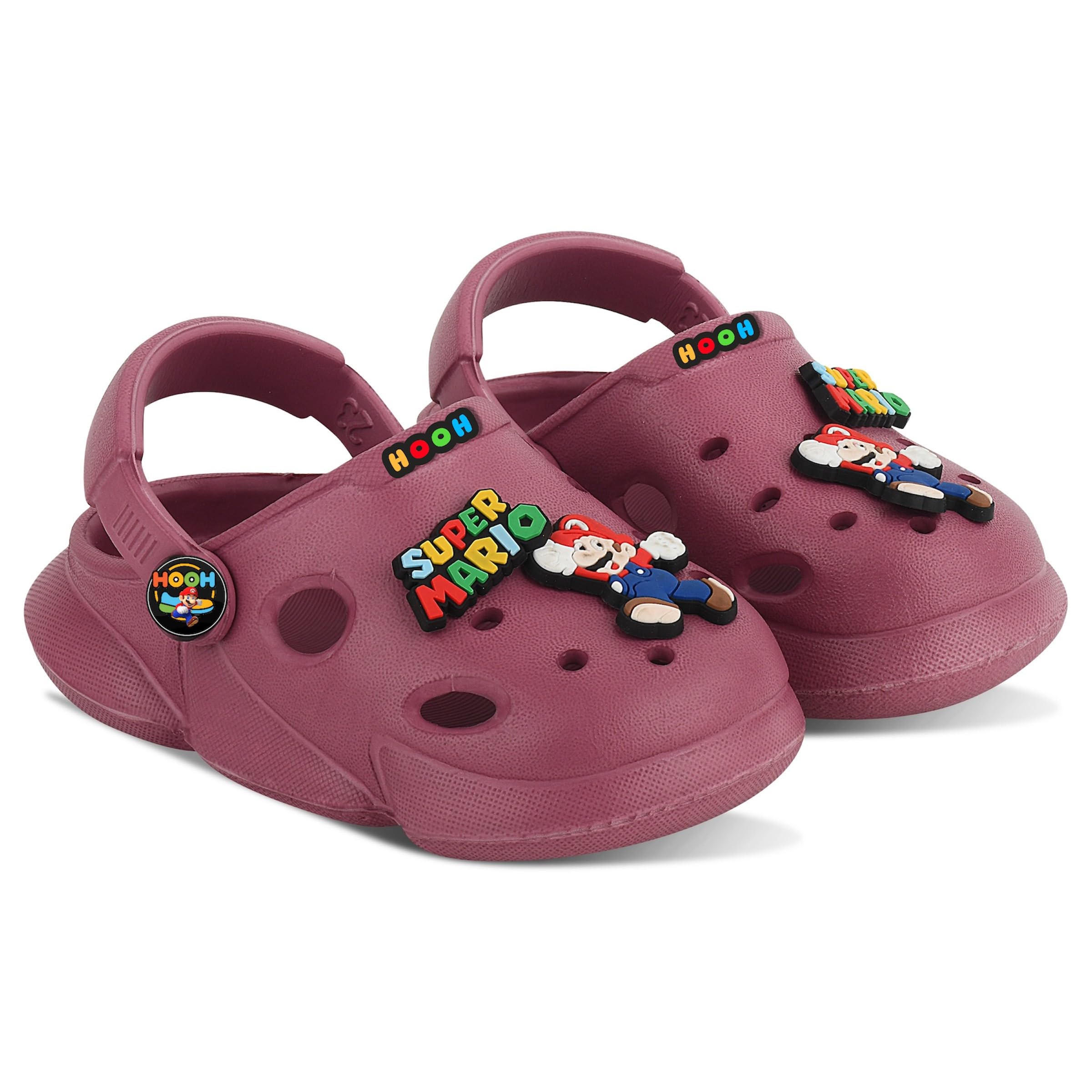 HOOH Unisex Kids Clogs Soft Material Comfortable Summer Footwear for Baby Boys and Girls for Age 0 Months to 5 Years (Onion, UK Footwear Size System, Toddler, Age Range, Medium, 0 Months, 6 Months) 1