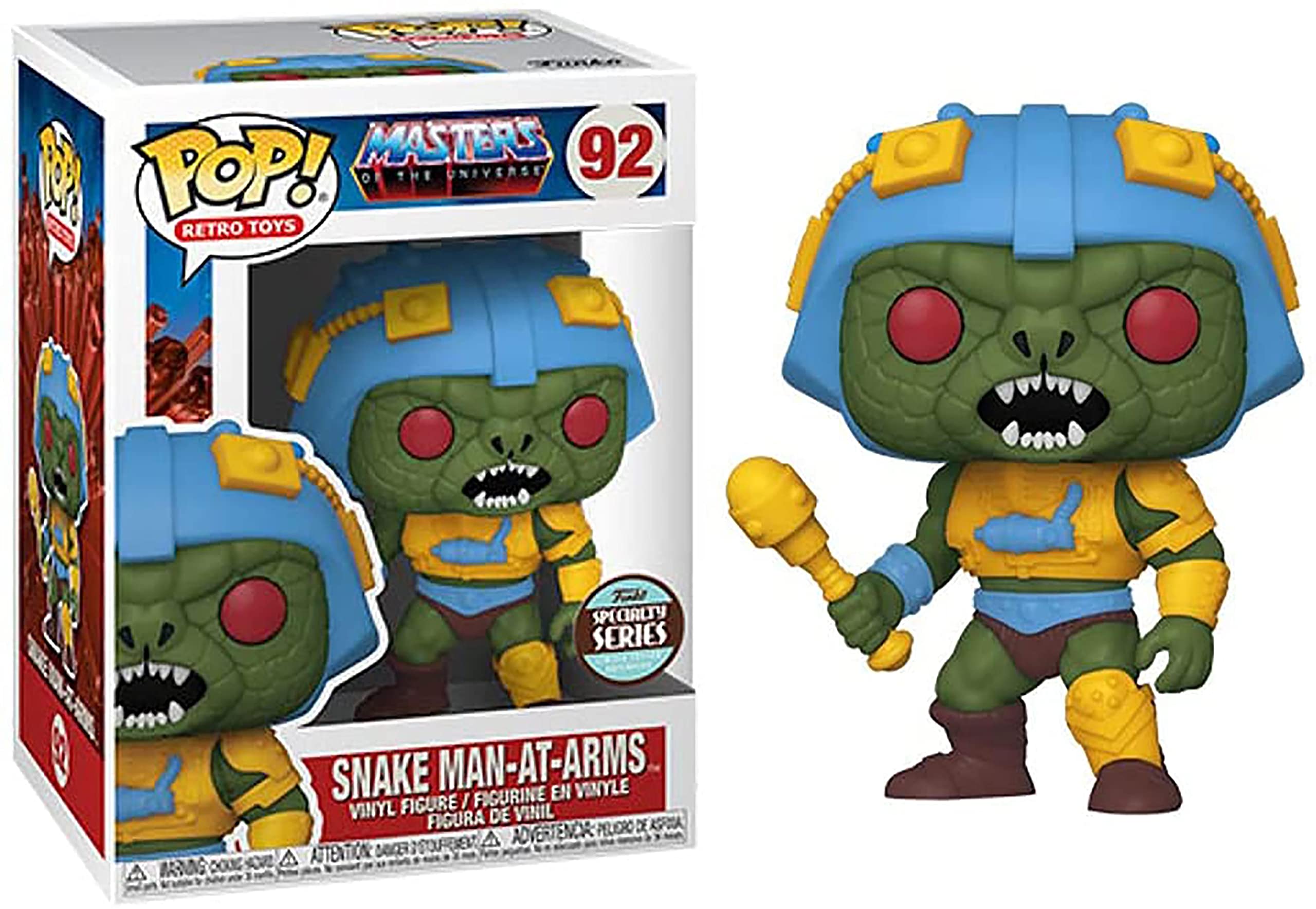 Masters of the Universe POP Vinyl Figure | Snake Man-At-Arms