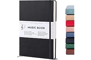 BEECHMORE BOOKS A4 Blank Sheet Music Book
