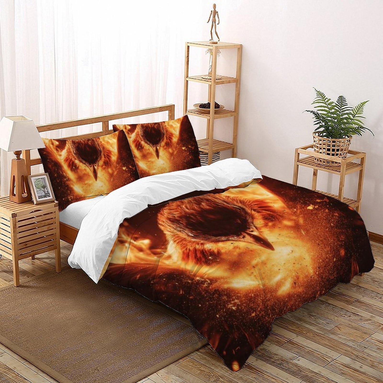Housse de couette 200x200cm animaux volants pour transformer la chambre enfant