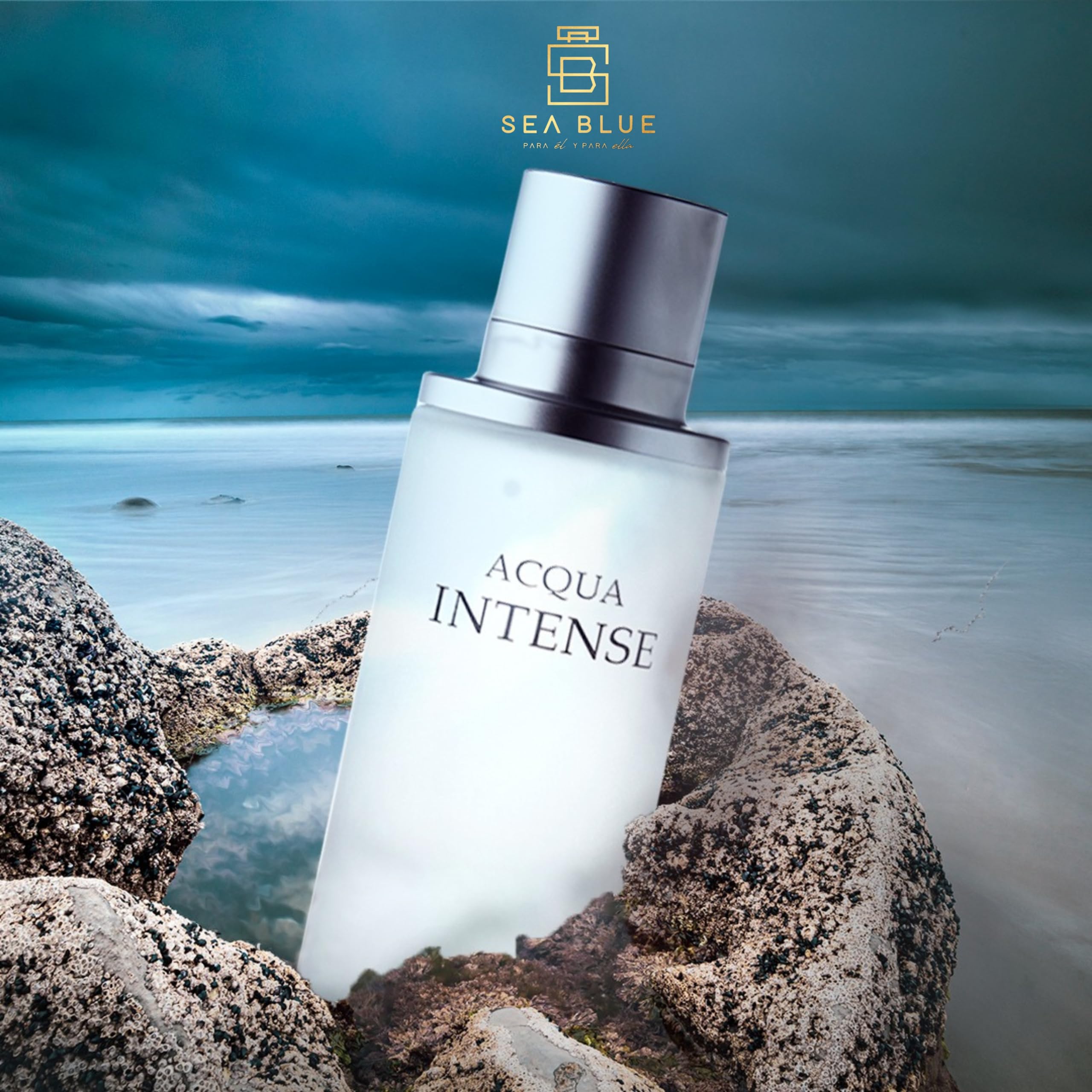 Perfume Acqua Intense Masculino 90ml Importado Sea Blue | Amazon