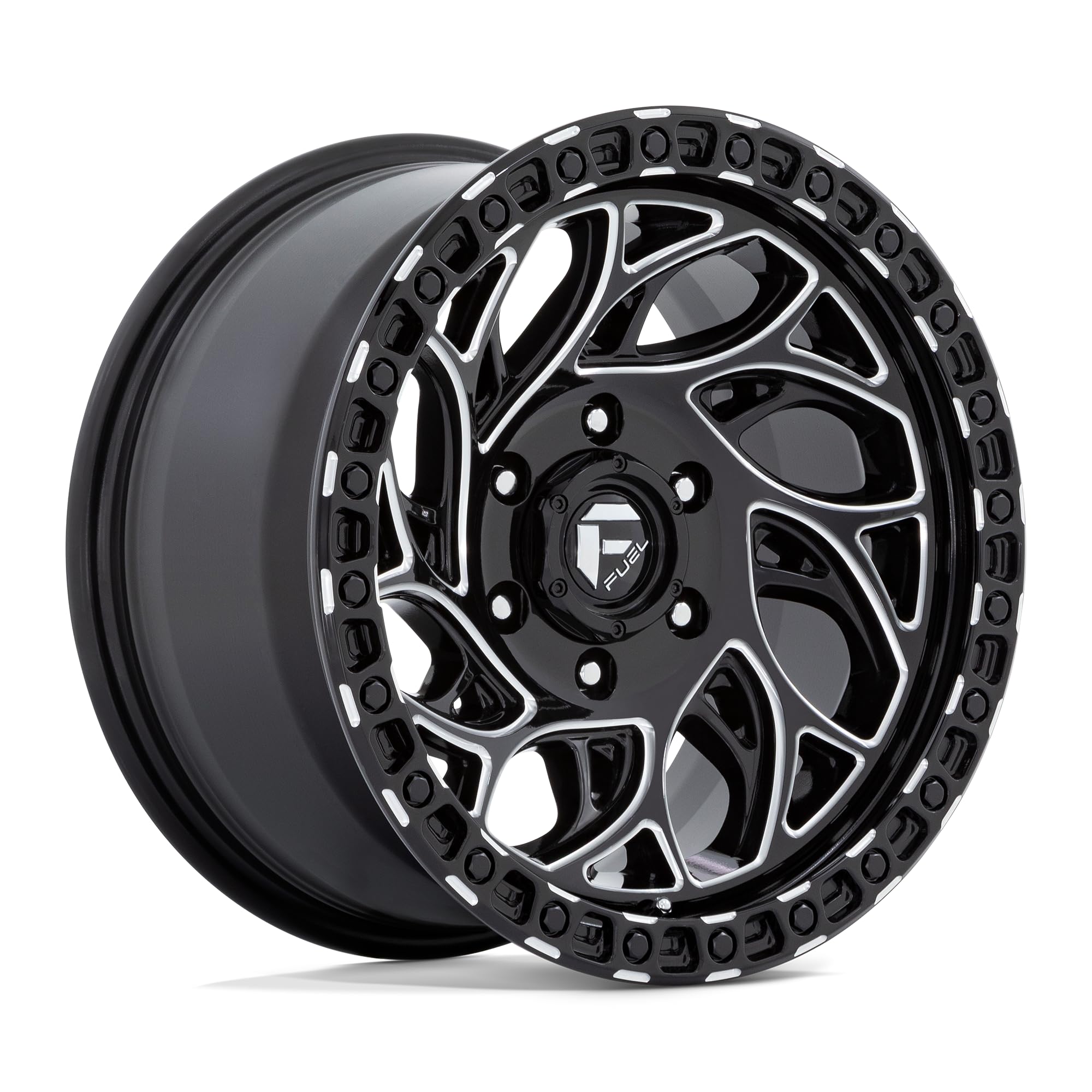 D840 17X9 6X5.5 G-BLK-MILL -12MM Custom Wheel