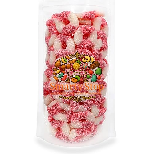 Miniatura 5 de Smarty Stop Mini anillos de goma agria Candy GummiRoos (fresa, 2.2 libras (paquete de 1))