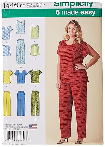 Simplicity Patron de Couture 1446 : Six Made Easy à