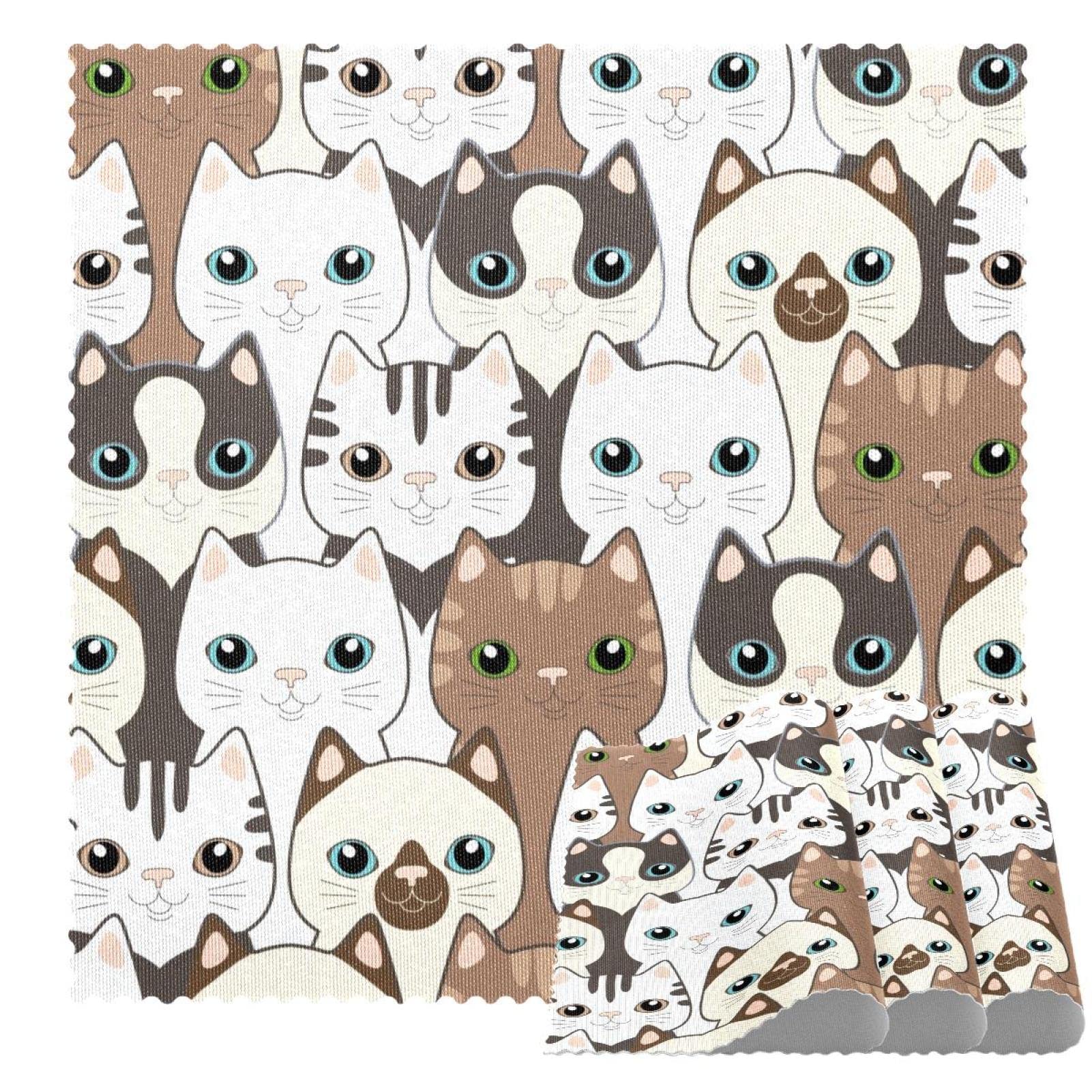 Sets de table chat 30cm antidérapants et thermorésistants pour protéger votre table