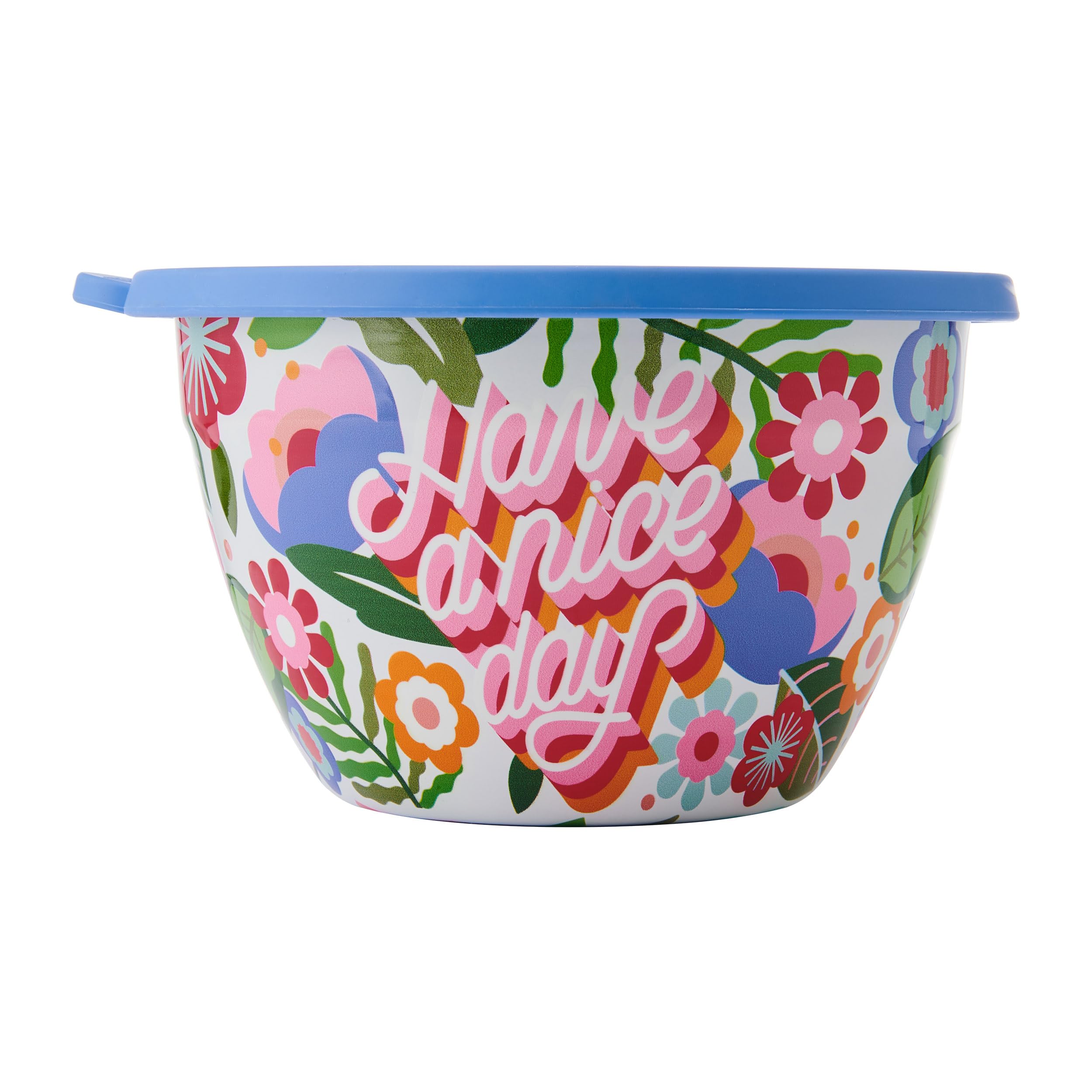 S'well x Steffi Lynn Stainless Steel Salad Bowl Kit, 1.9 Litre, Artist Collab