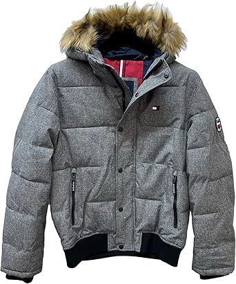 Amazon | [トミーヒルフィガー] 中綿ジャケット フード付き