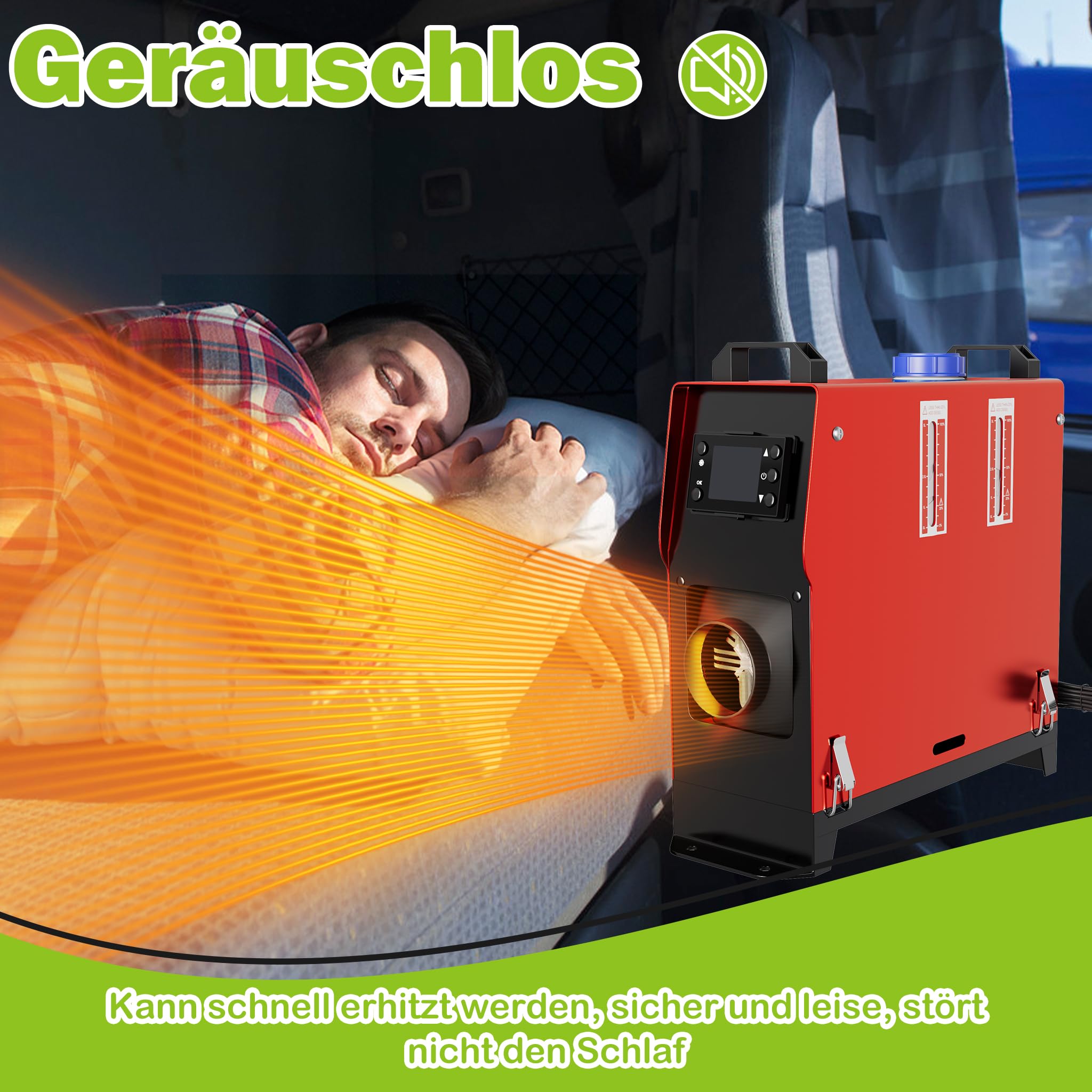 XMTECH 12 V 8 KW staande dieselverwarming, luchtverwarming