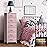 Sorbus Fabric Dresser for Kids Bedroom - Chest of 6 Drawers, Tall Storage Tower, Clothing Organizer, for Closet, for Playroom, for Nursery, Steel Frame, Fabric Bins - Wood Handle (Pink)